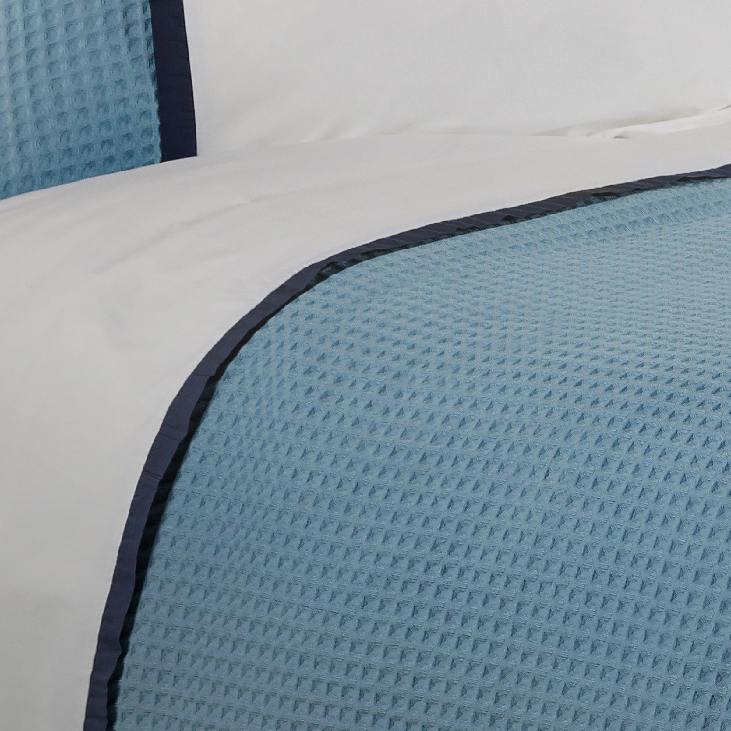 Dommelin Dekbedovertrekset Bari Percal 200TC Pastelblauw - Nachtblauw