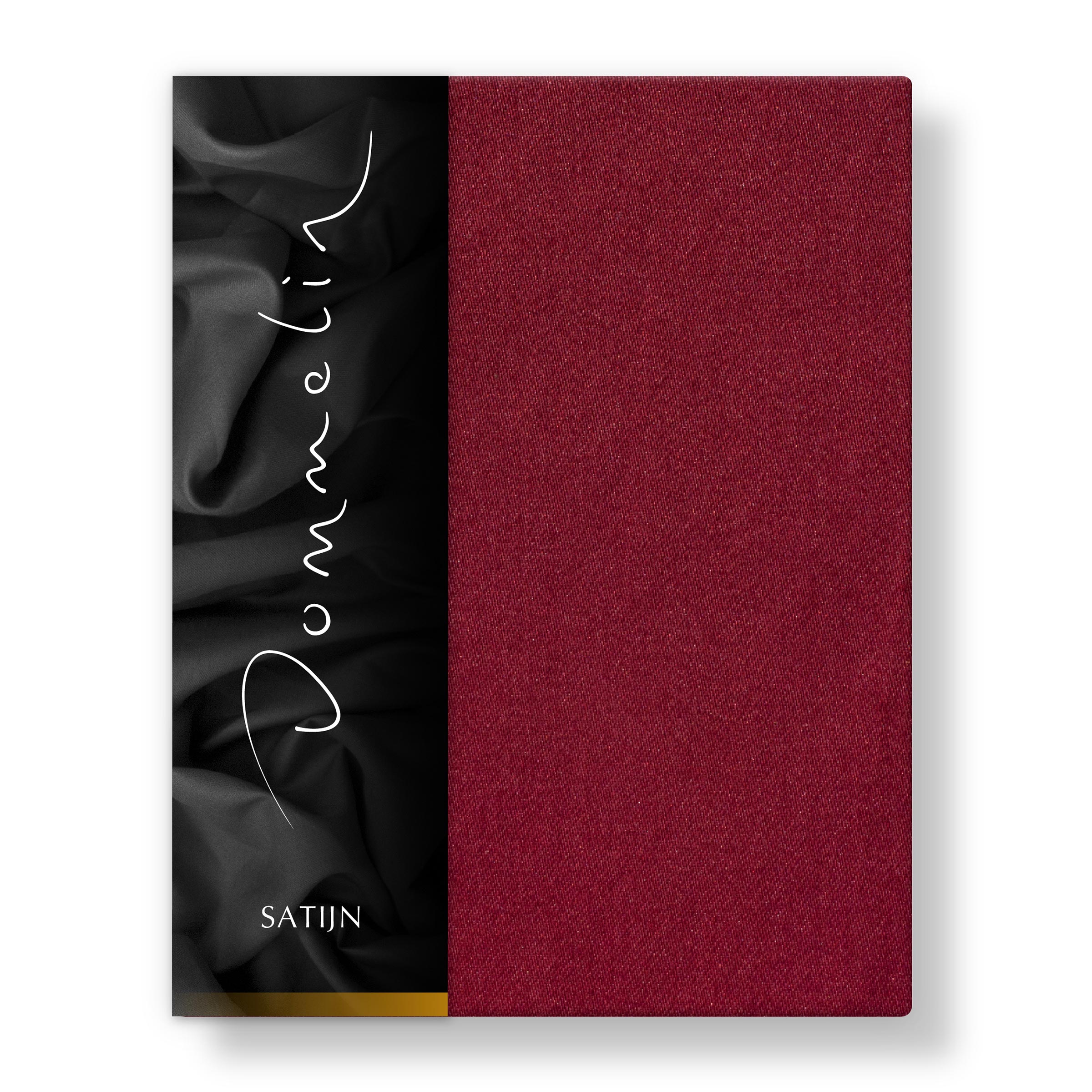 Dommelin Dubbel Split Hoeslaken Satijn 300TC Rosso