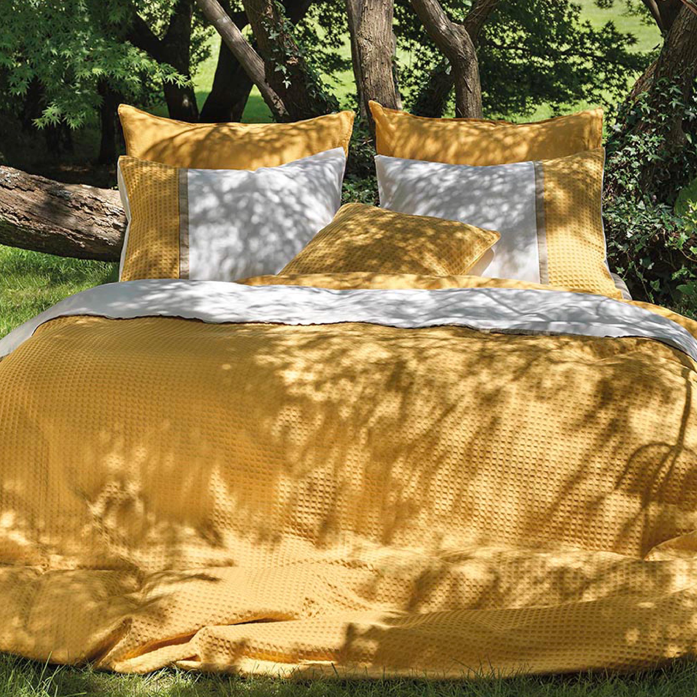 Dommelin Dekbedovertrekset Bari Percal 200TC Ecru - Ambergeel