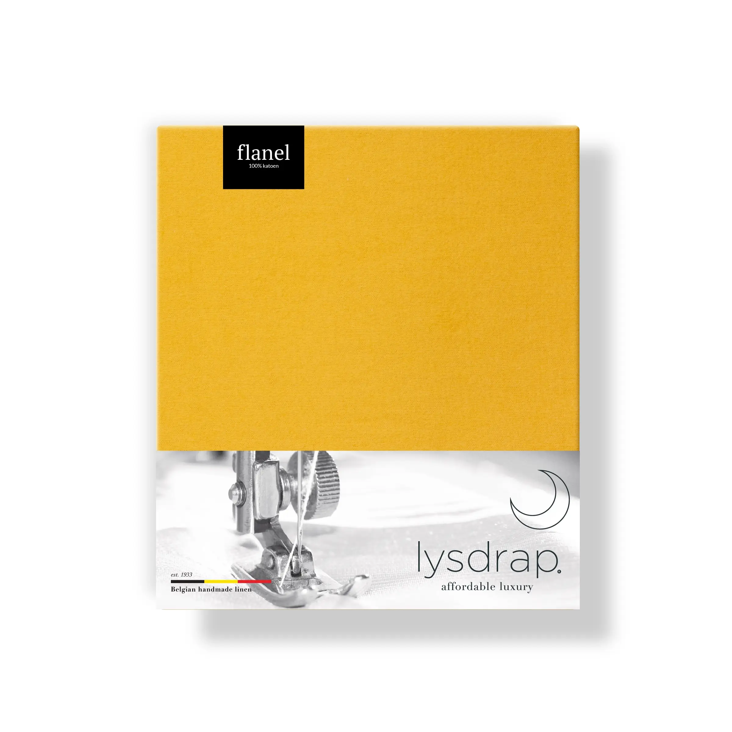 Lysdrap Kussensloop Volant Virgo Flanel 140 gr/m2 Gold