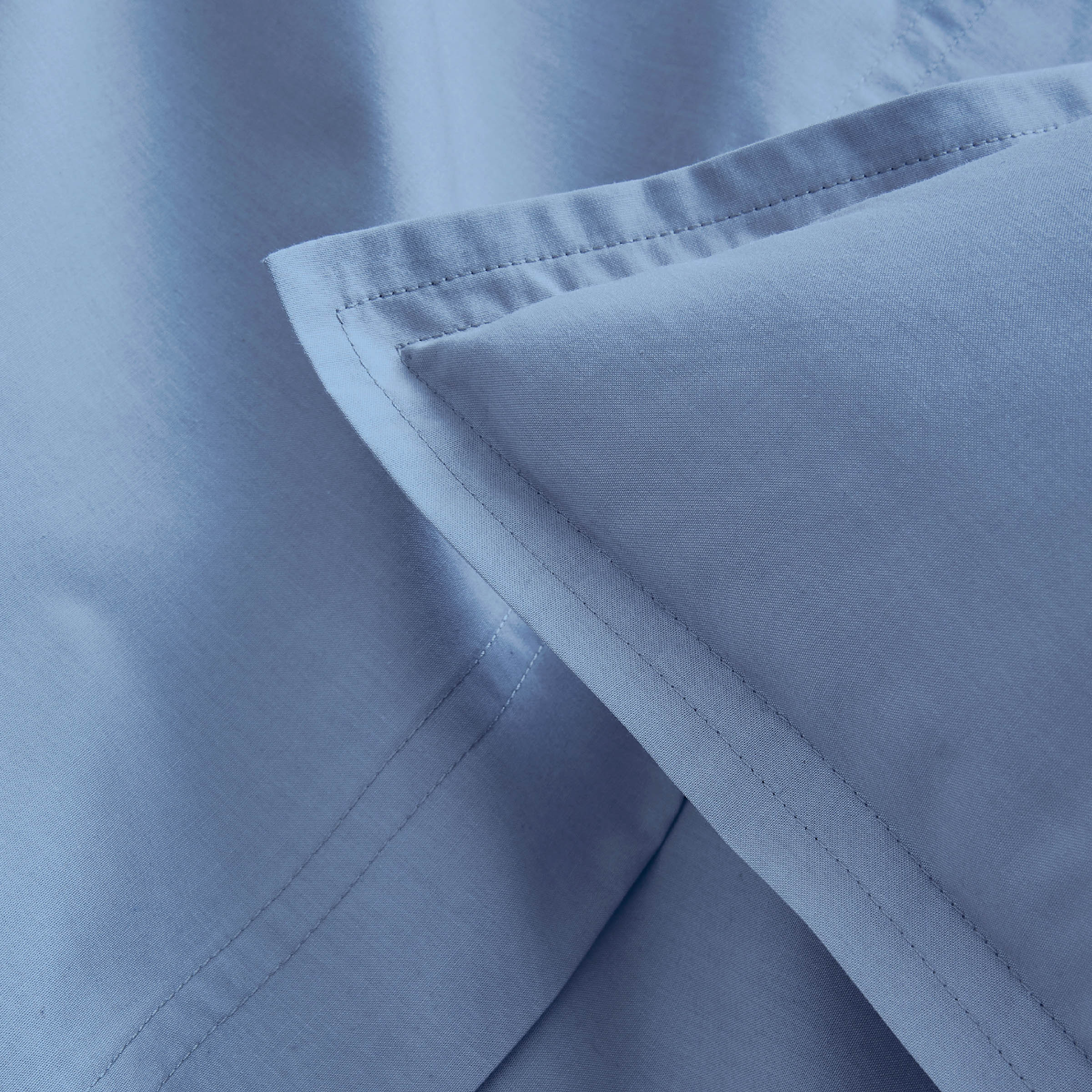 Essix Kussensloop Premiere Percal 200TC Bleu Olympe