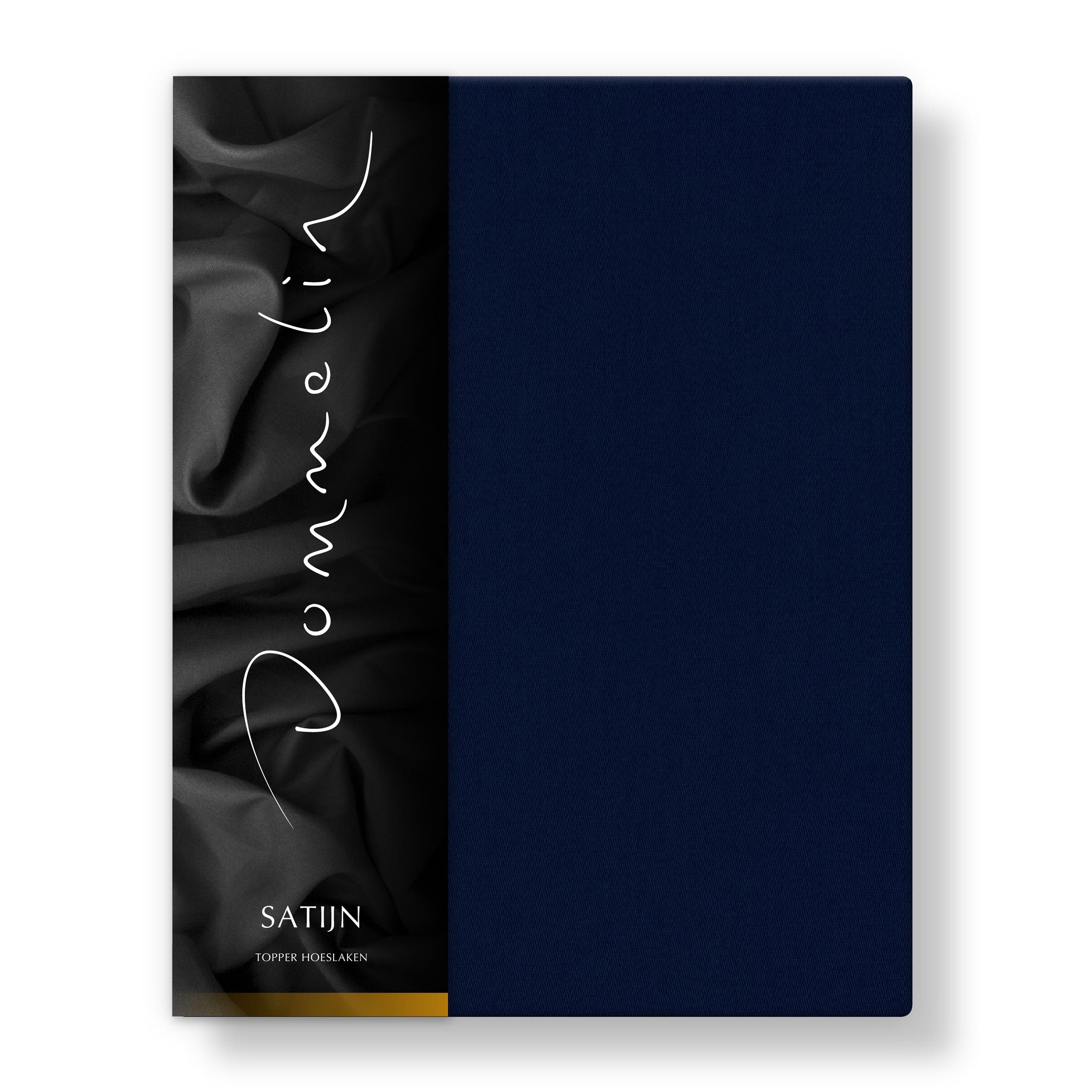 Dommelin Topper Hoeslaken Satijn 300TC Navy