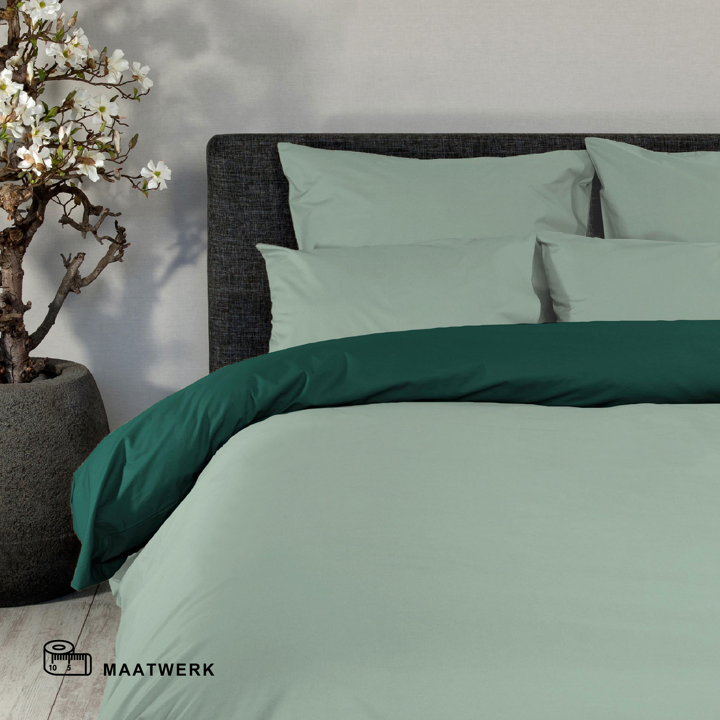 Dommelin Dekbedovertrekset Double Face Percal 200TC