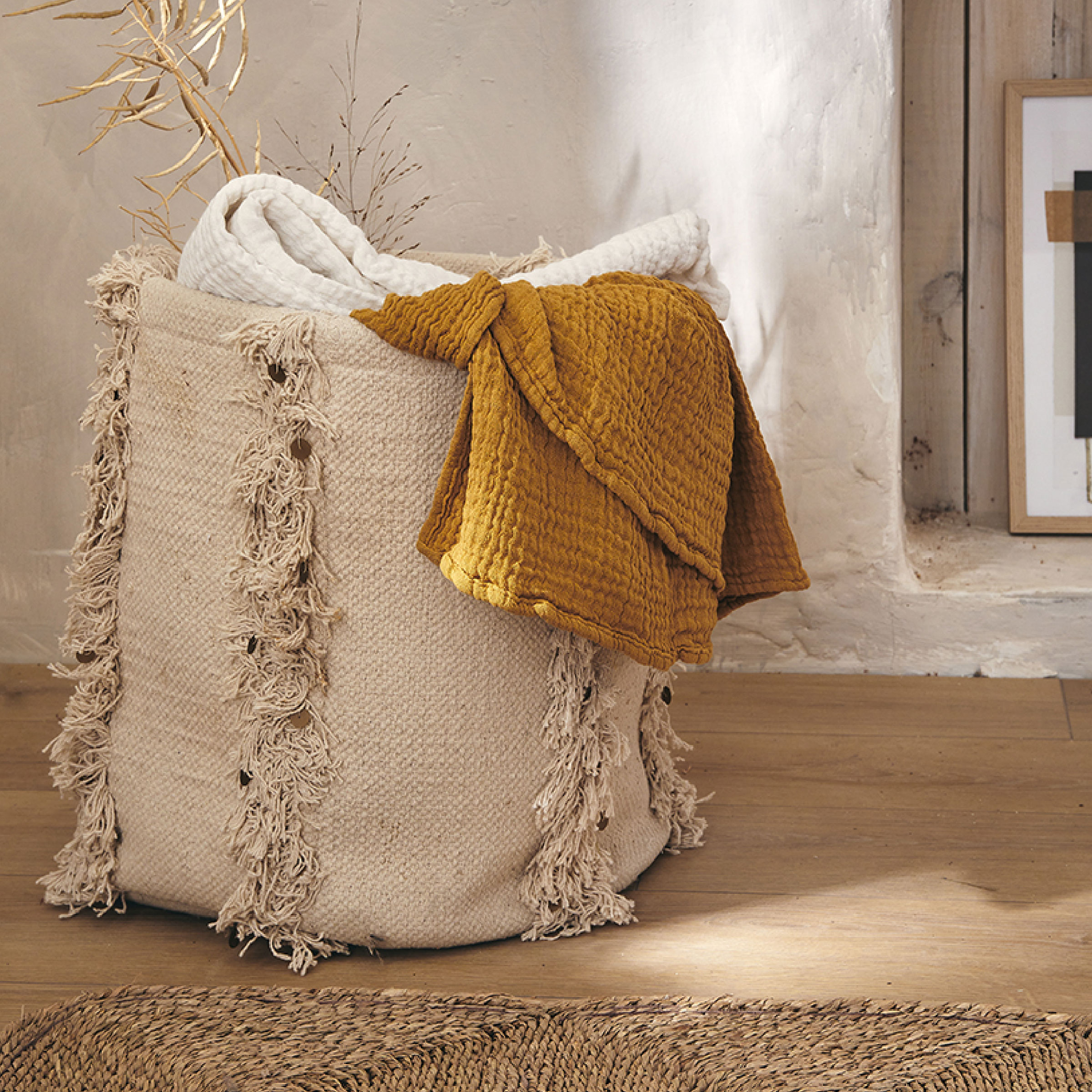 Essix Sprei Jazzy Stonewashed Katoengaas Petale 260 x 240 cm