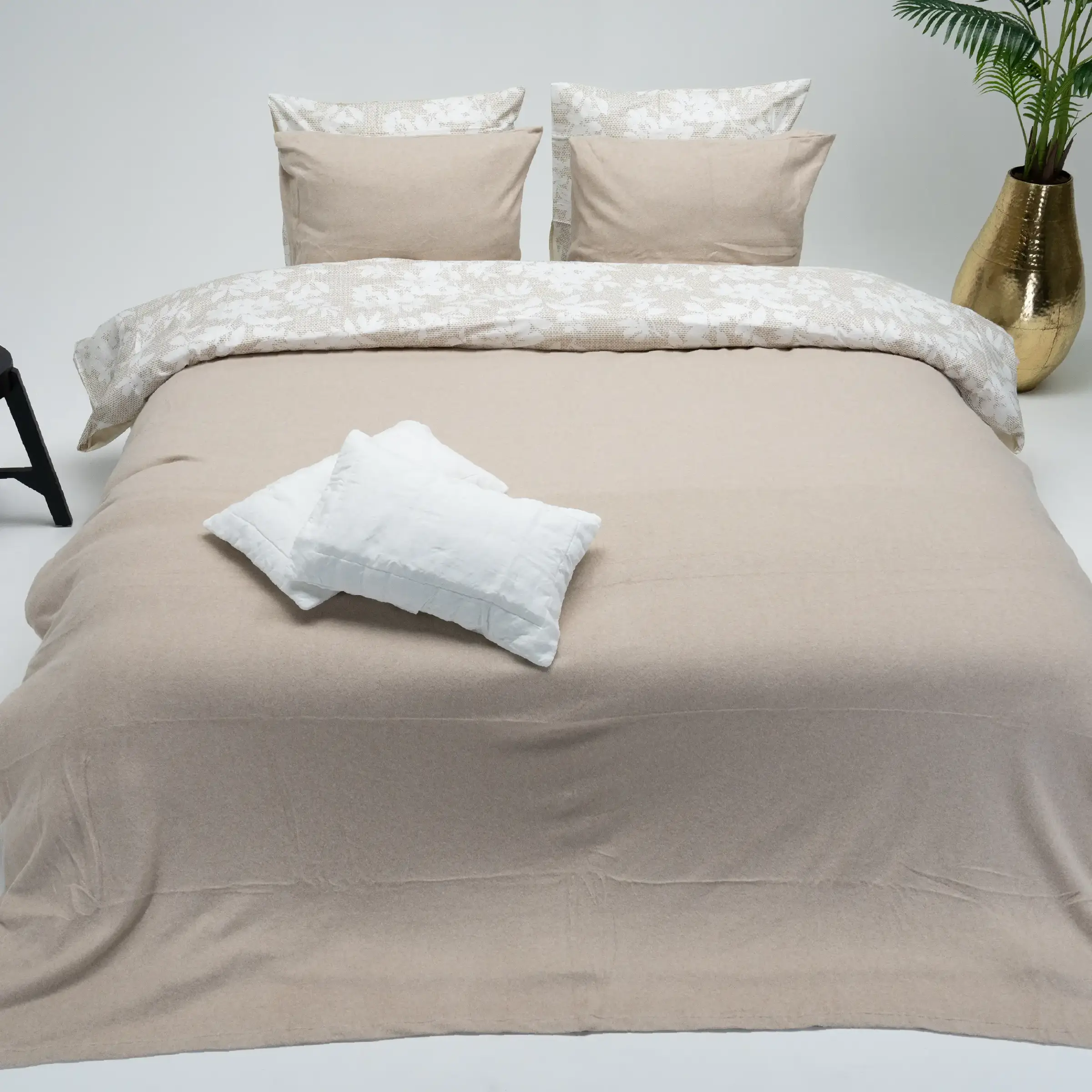 Dommelin Dekbedovertrekset Fleece Camel