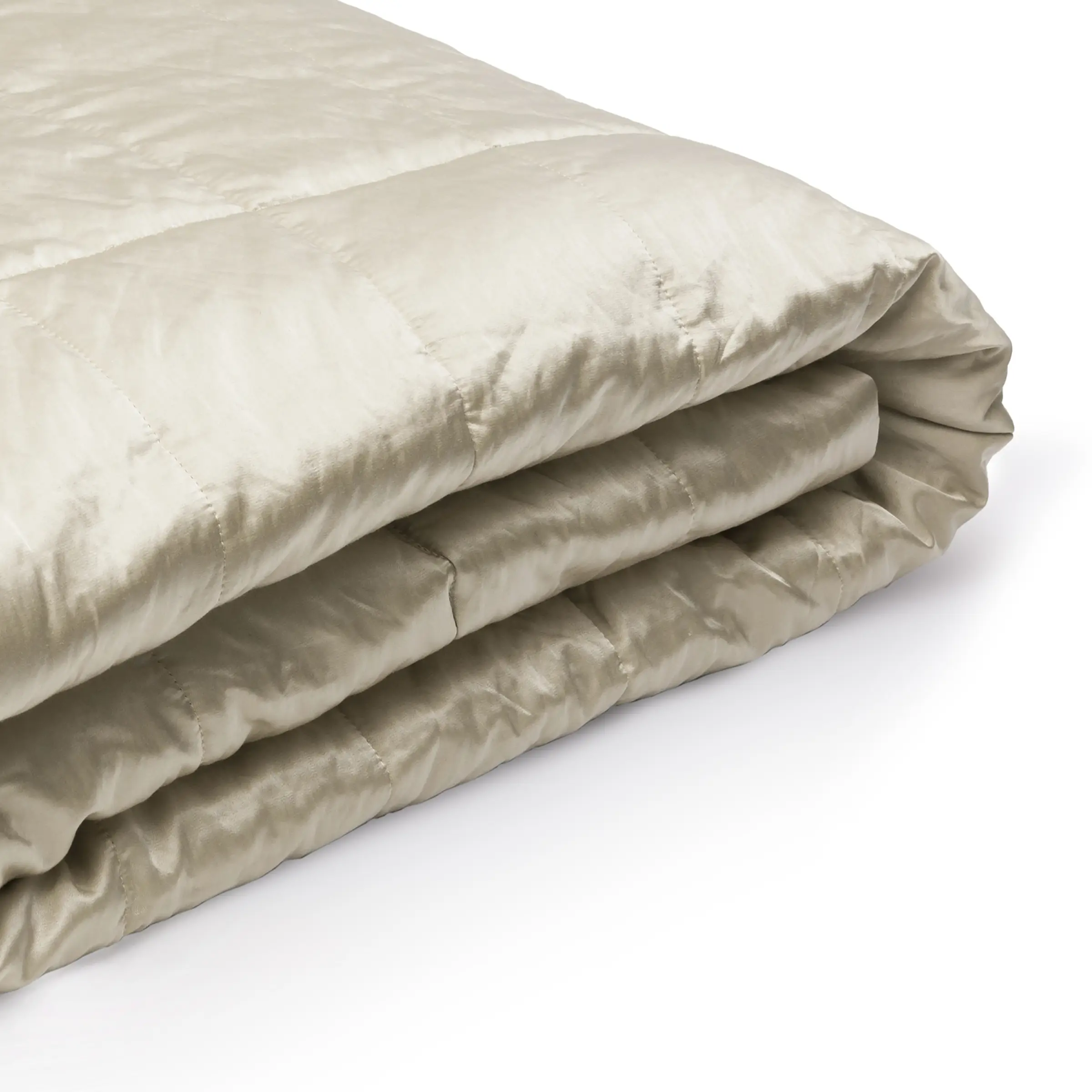 Mrs.Me Bedeind Sprei Memoir Polykatoen - metaal Light Gold - Off White 145 x 300 cm