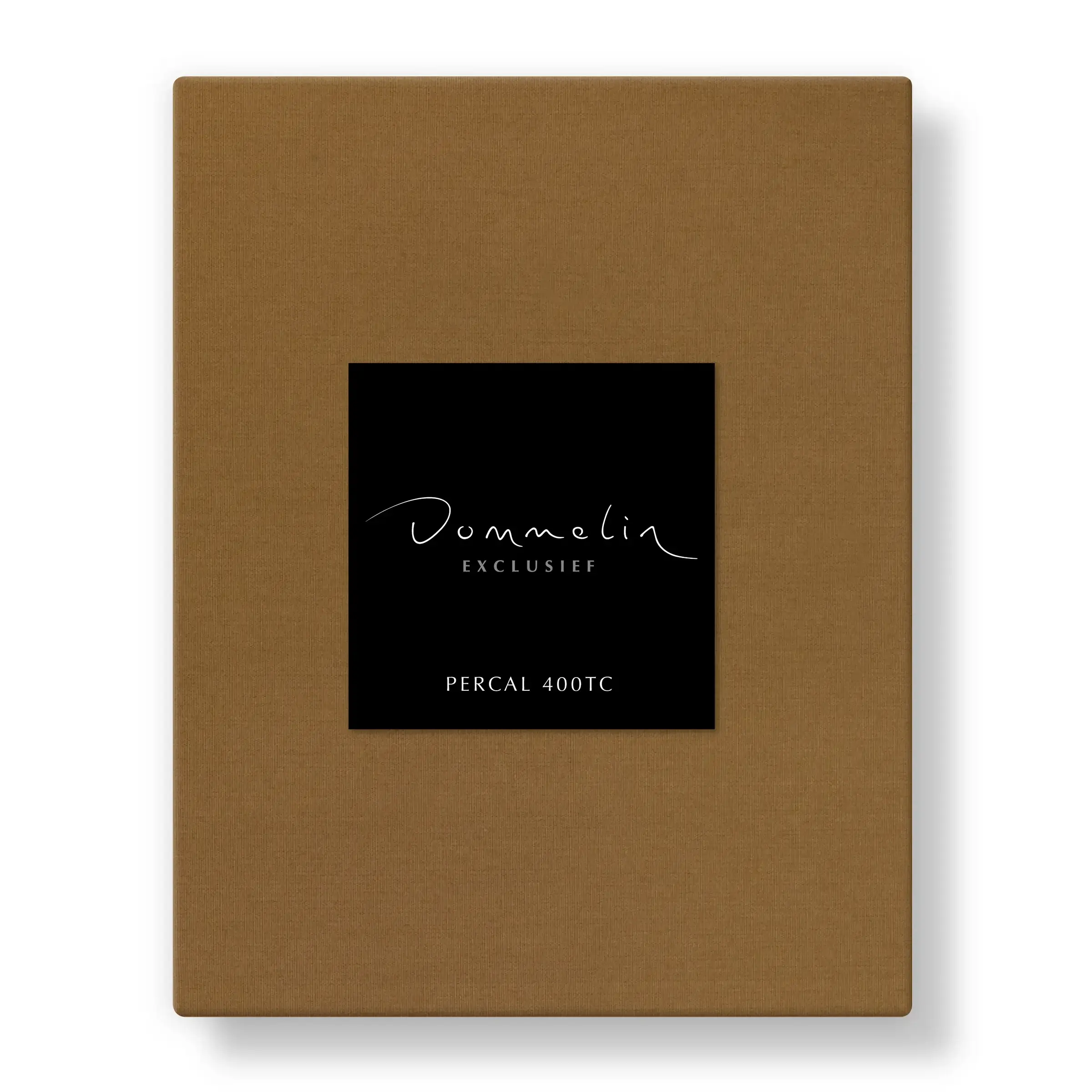 Dommelin Hoeslaken Hoge Hoek Percal 400TC Saffraan