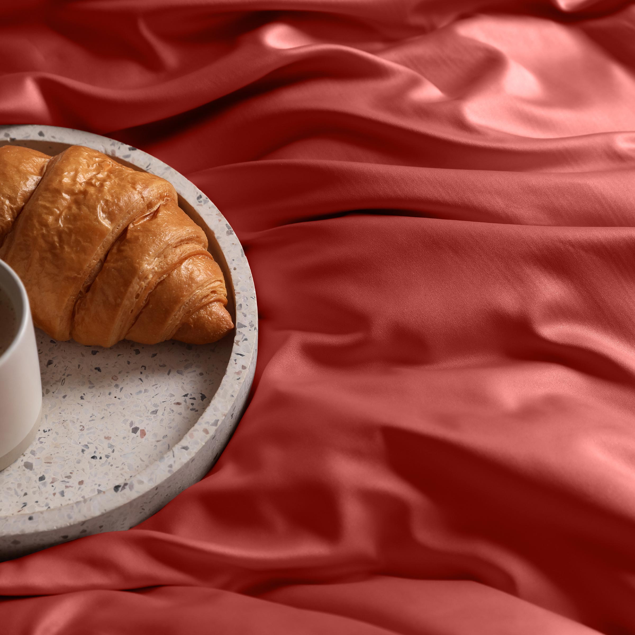 Dommelin Dekbedovertrek Satijn 300TC Terracotta