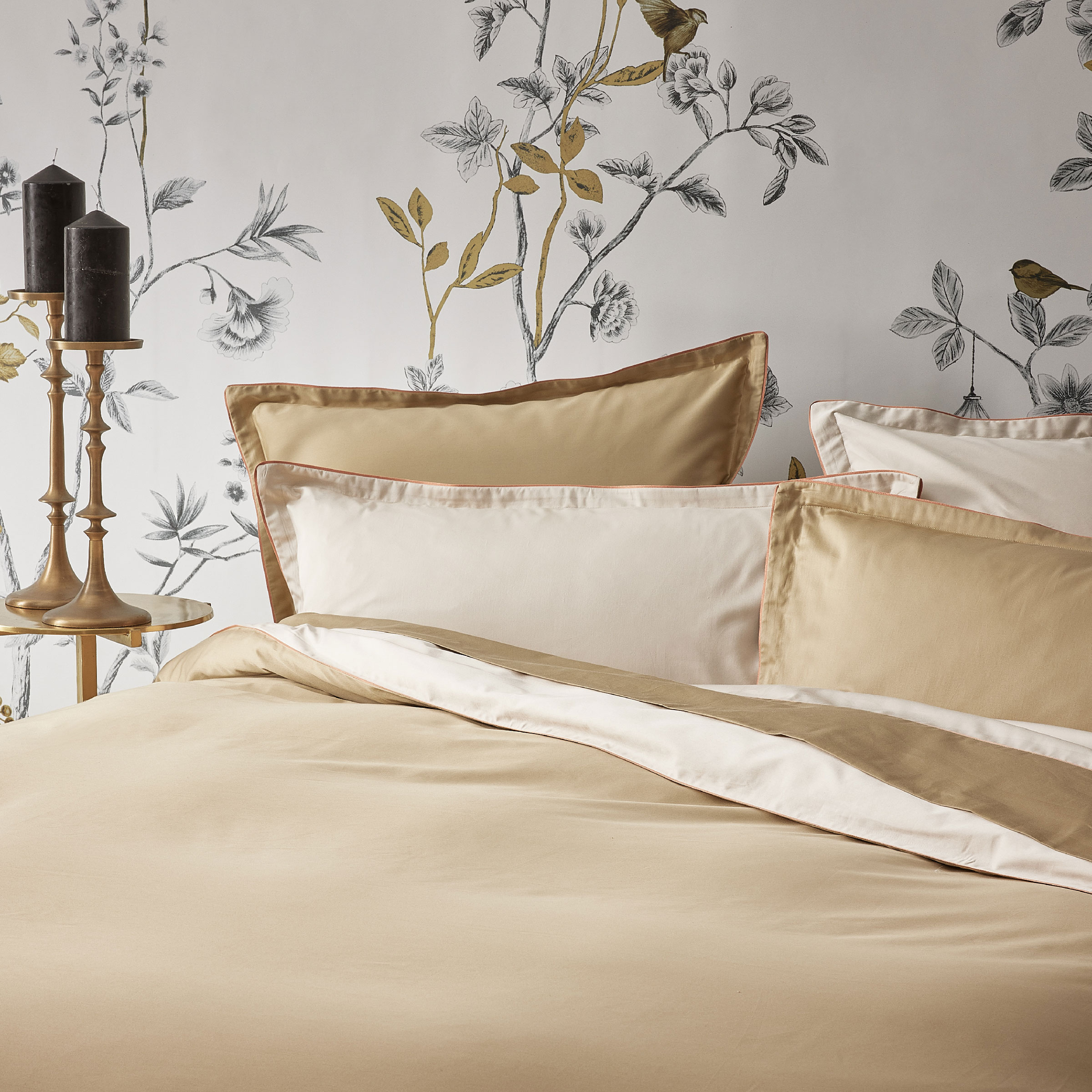 Alexandre Turpault Laken Nobel Organic Satijn 300TC Desert - Moon