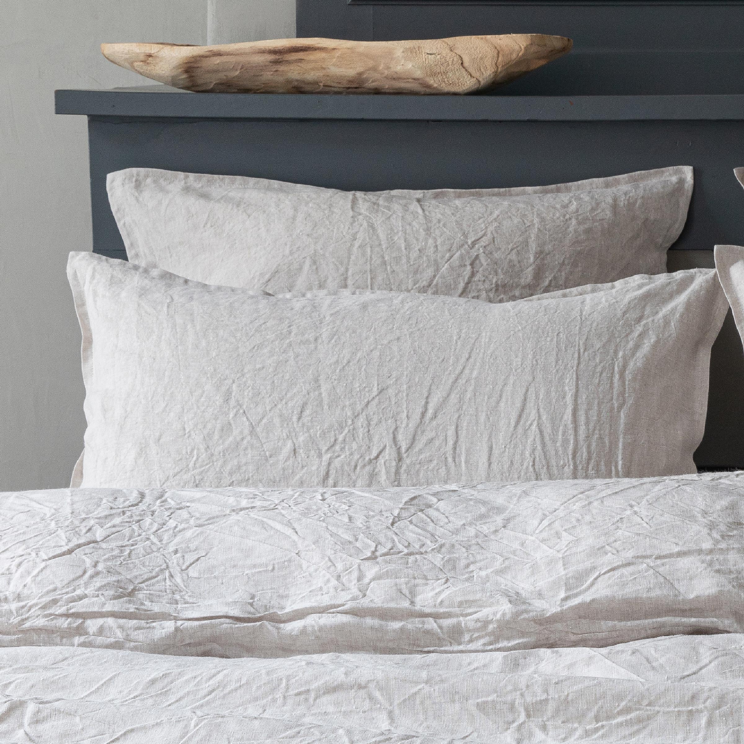 Alexandre Turpault Dekbedovertrek Nouvelle Vague Stonewashed Linnen Natural