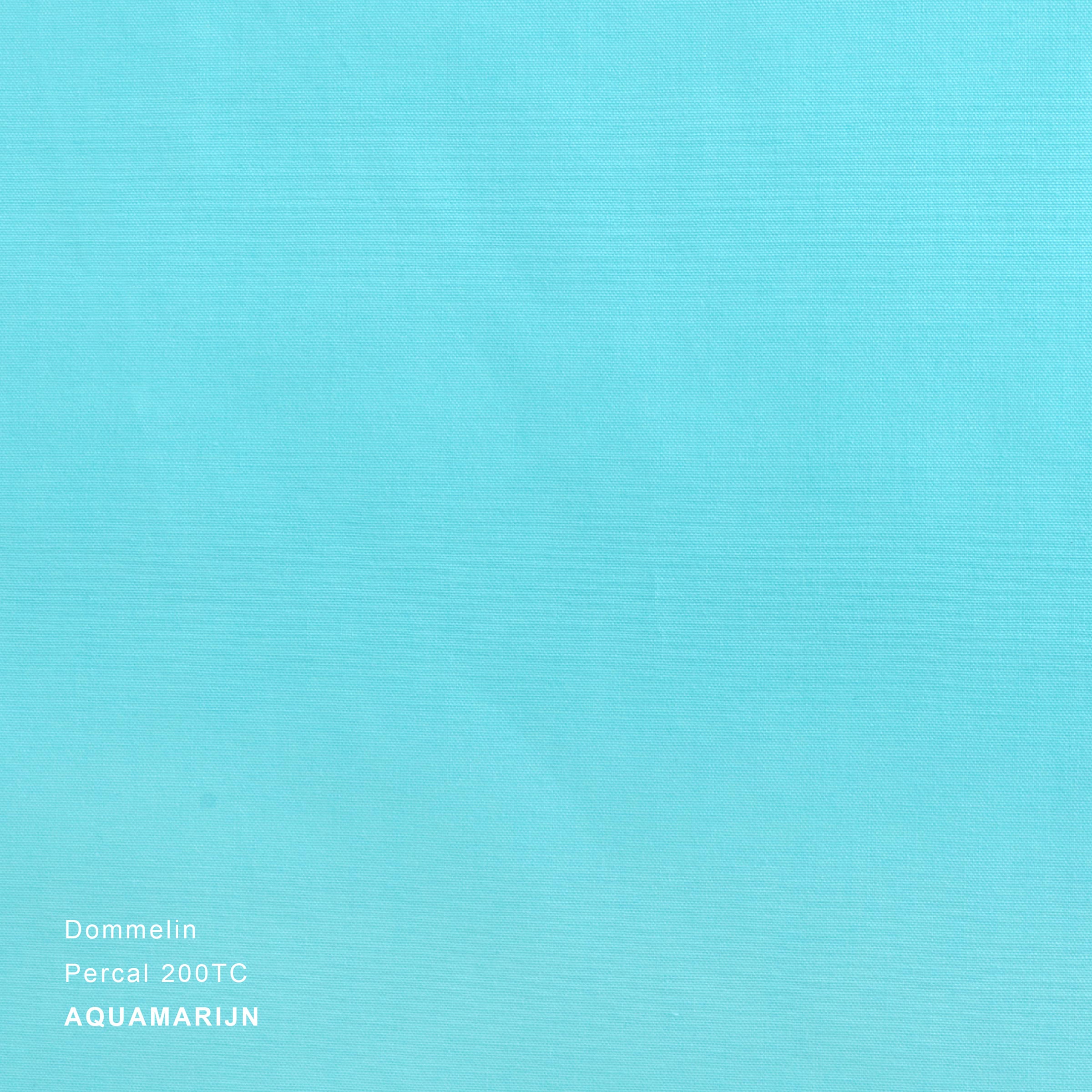 Dommelin Dekbedovertrek Percal 200TC Aquamarijn