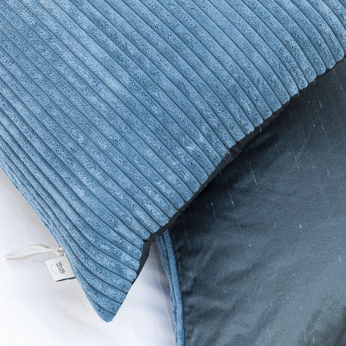 Mrs.Me Sierkussen Level Velours Petrol 45 x 60 cm