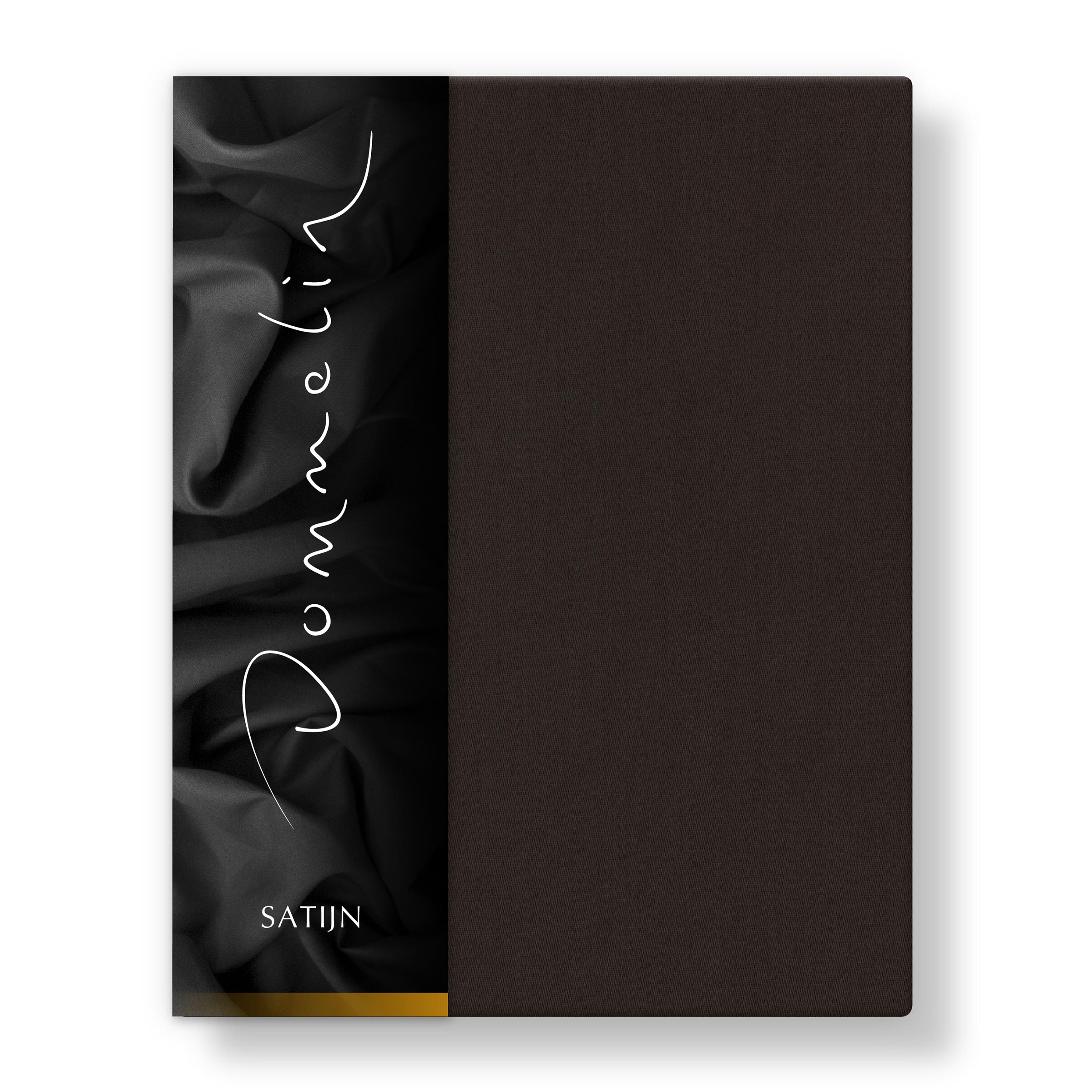 Dommelin Topper Hoeslaken Satijn 300TC Choco