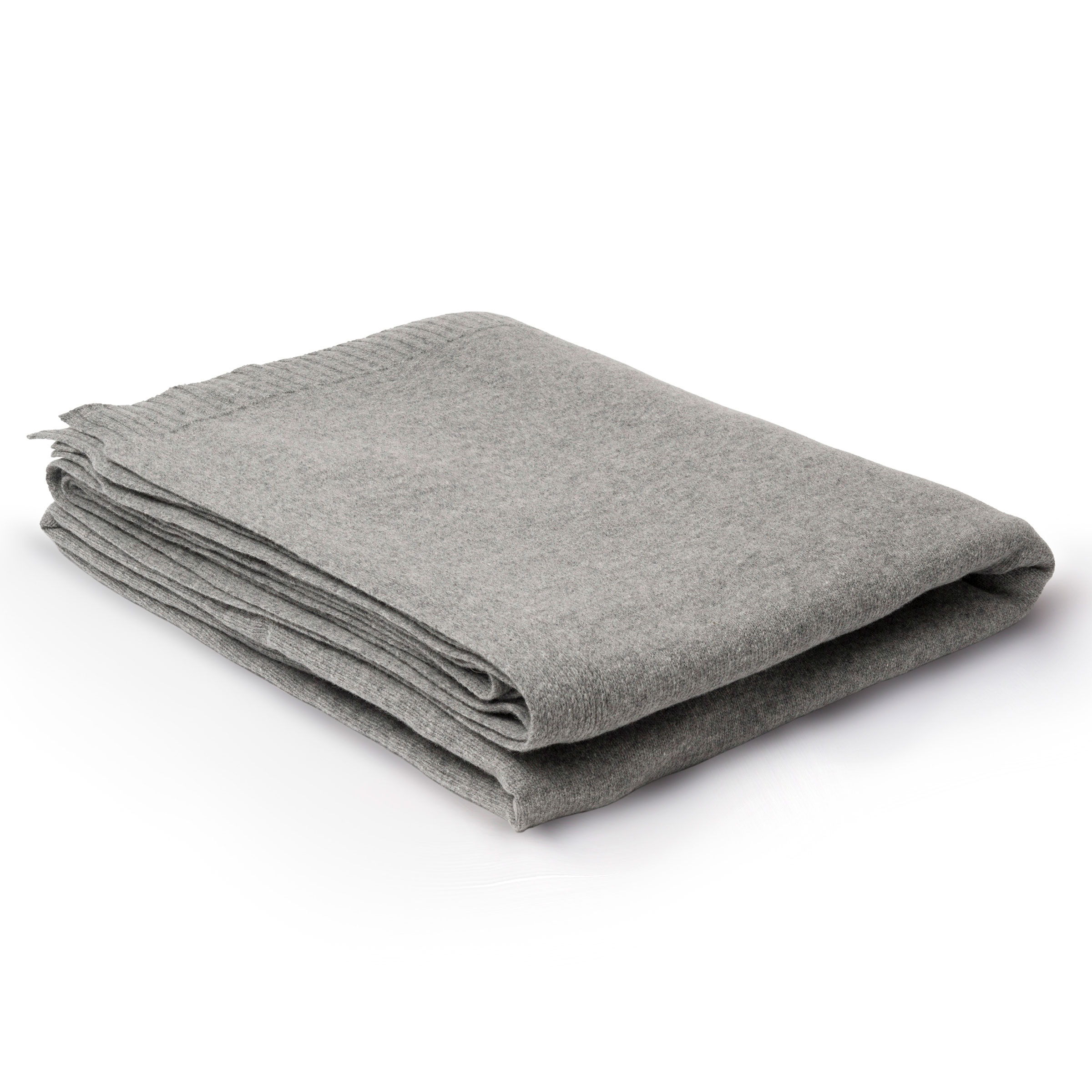 Mrs.Me Deken Transit Wol Mix Mid Grey 150 x 280 cm