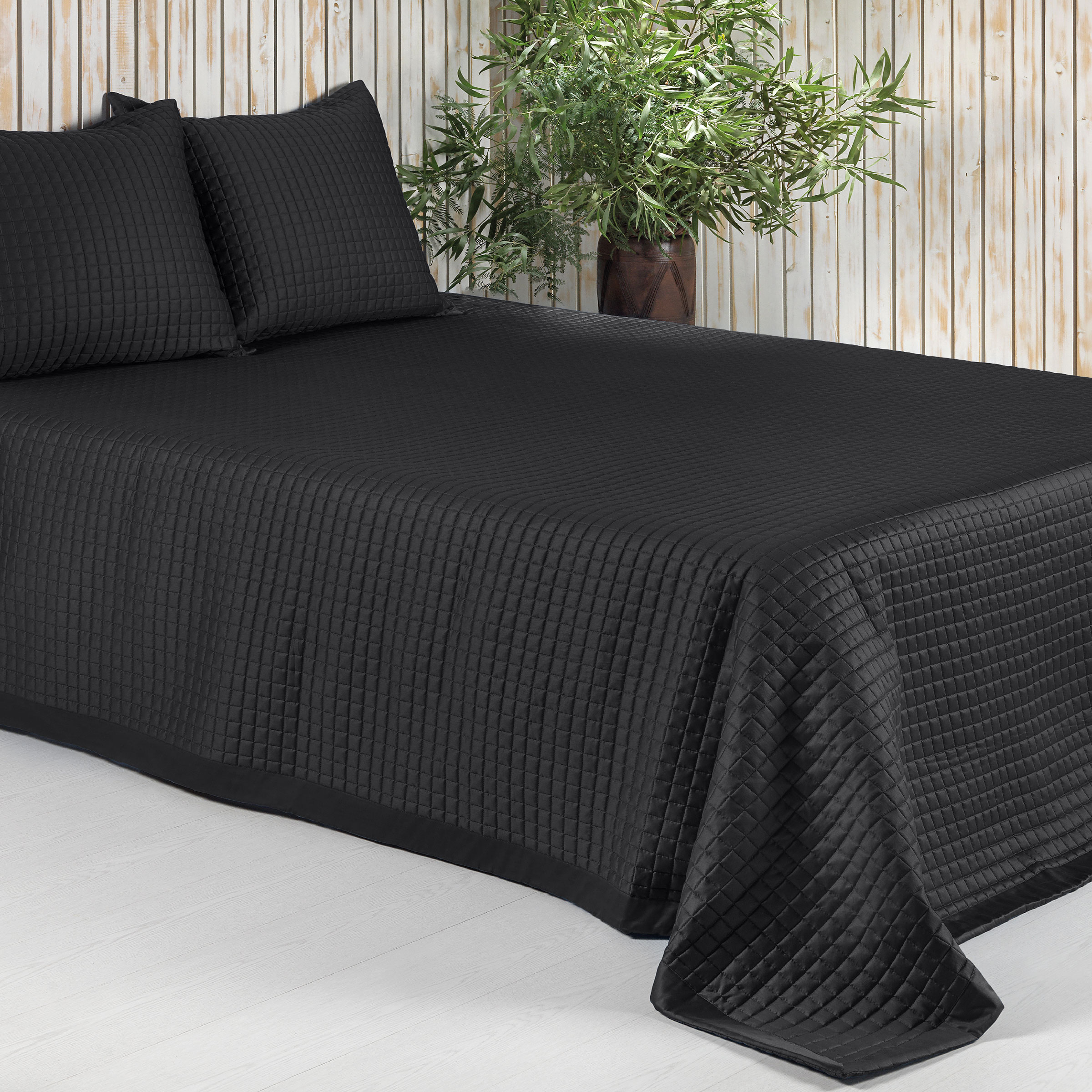 Dommelin Sprei Chicago Satijn 300TC Steenkool