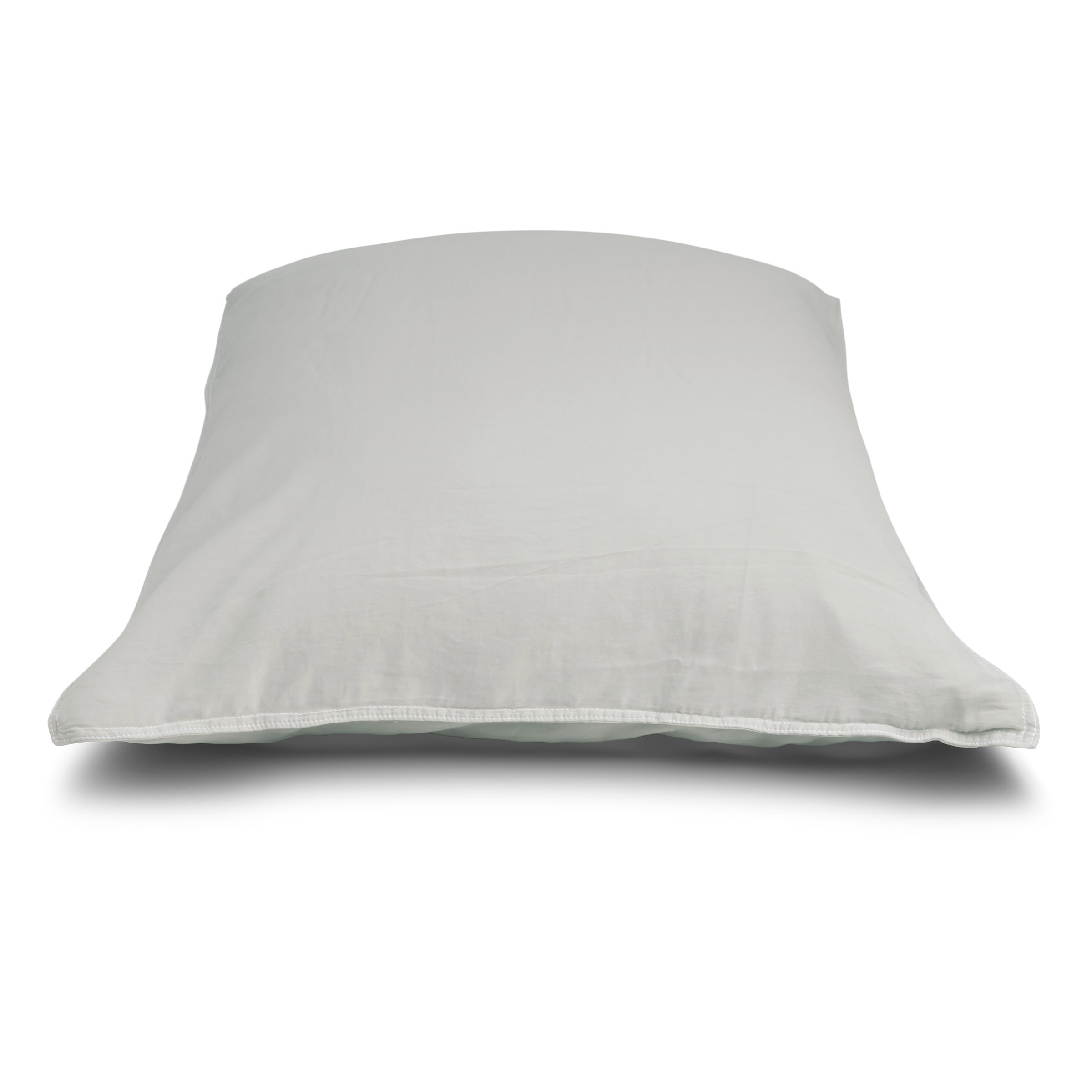 Mrs.Me Kussensloop Stilo Stonewashed Satijn 300TC Celadon 60 x 70 cm