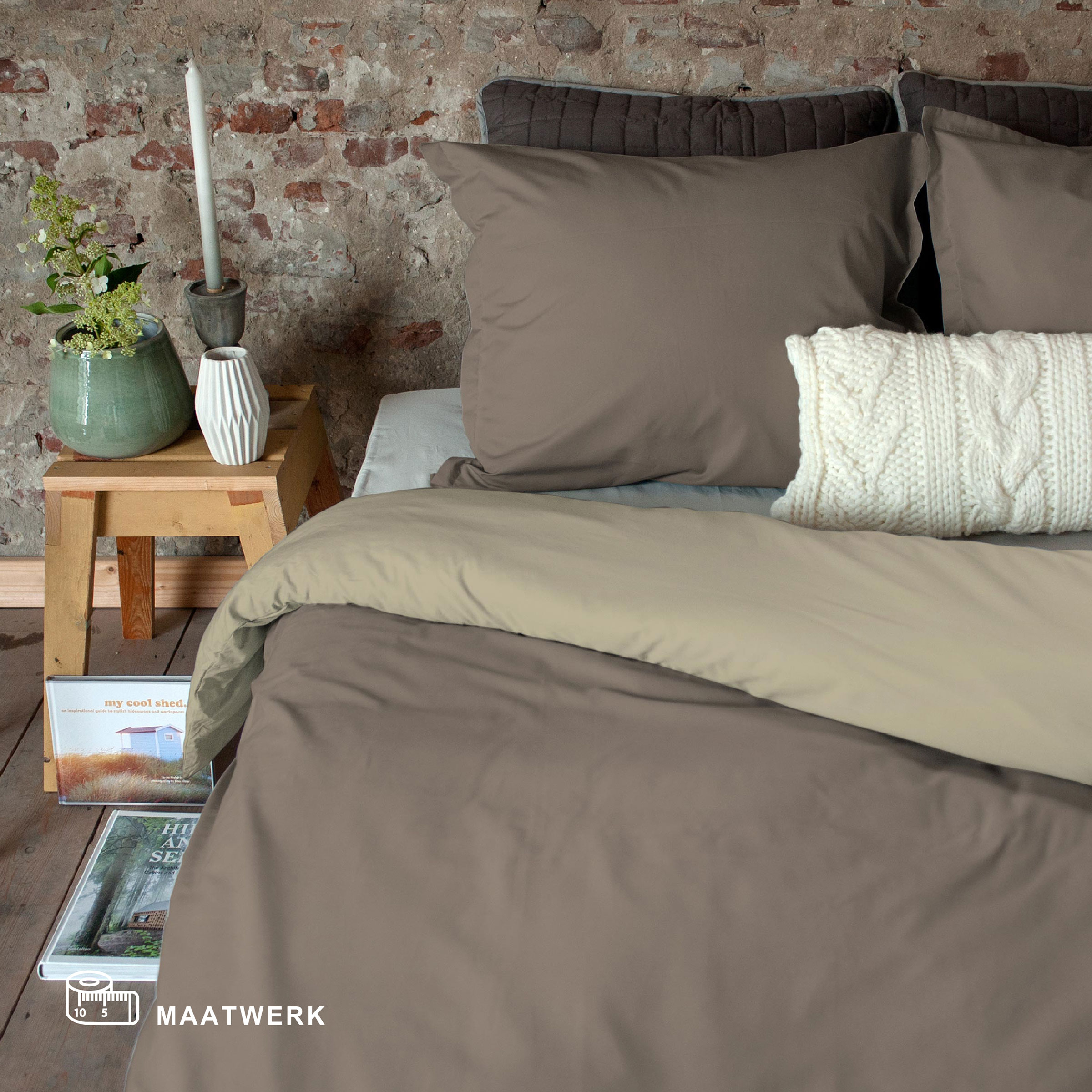 Dommelin Dekbedovertrekset Double Face Percal 400TC