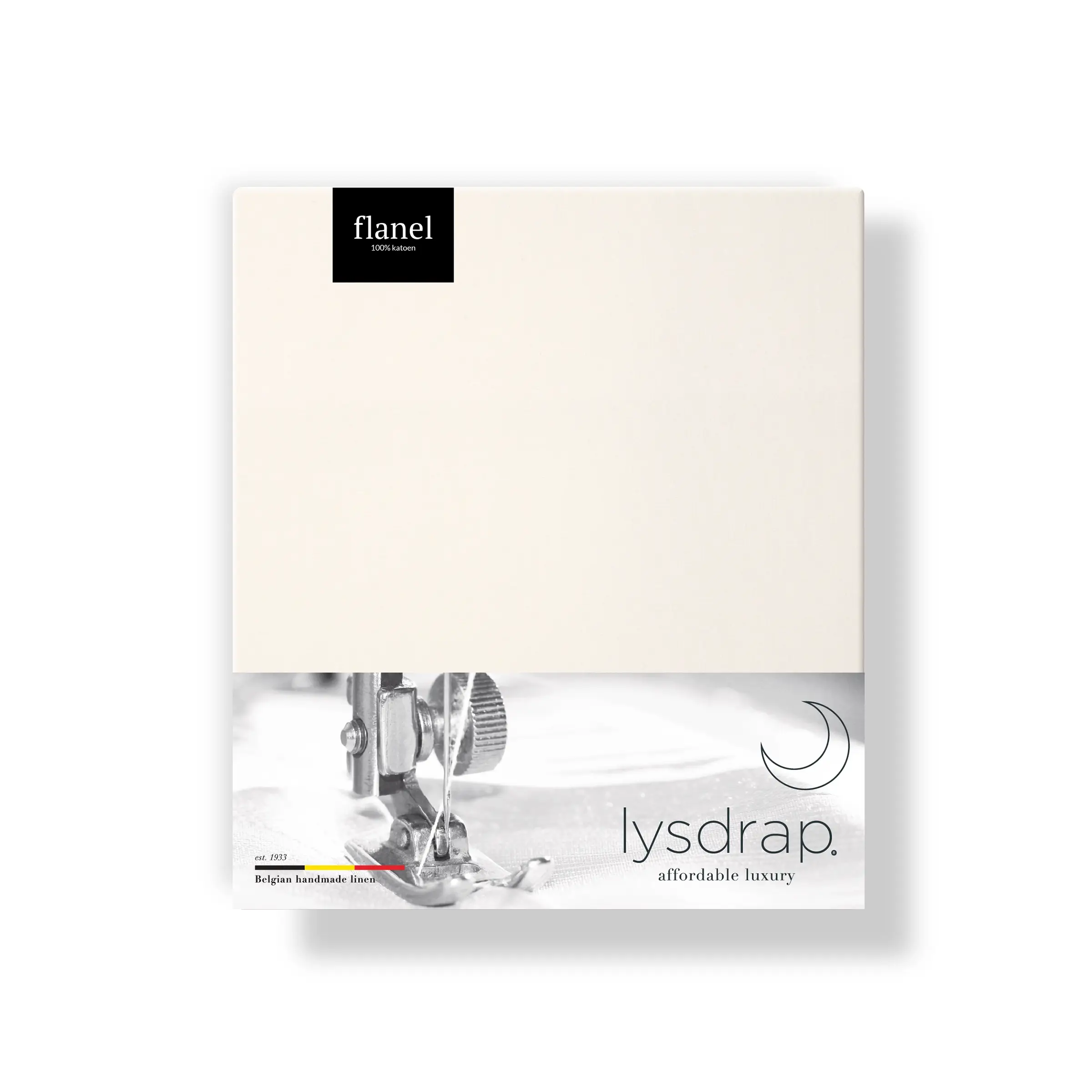 Lysdrap Kussensloop Virgo Flanel 140 gr/m2 Offwhite