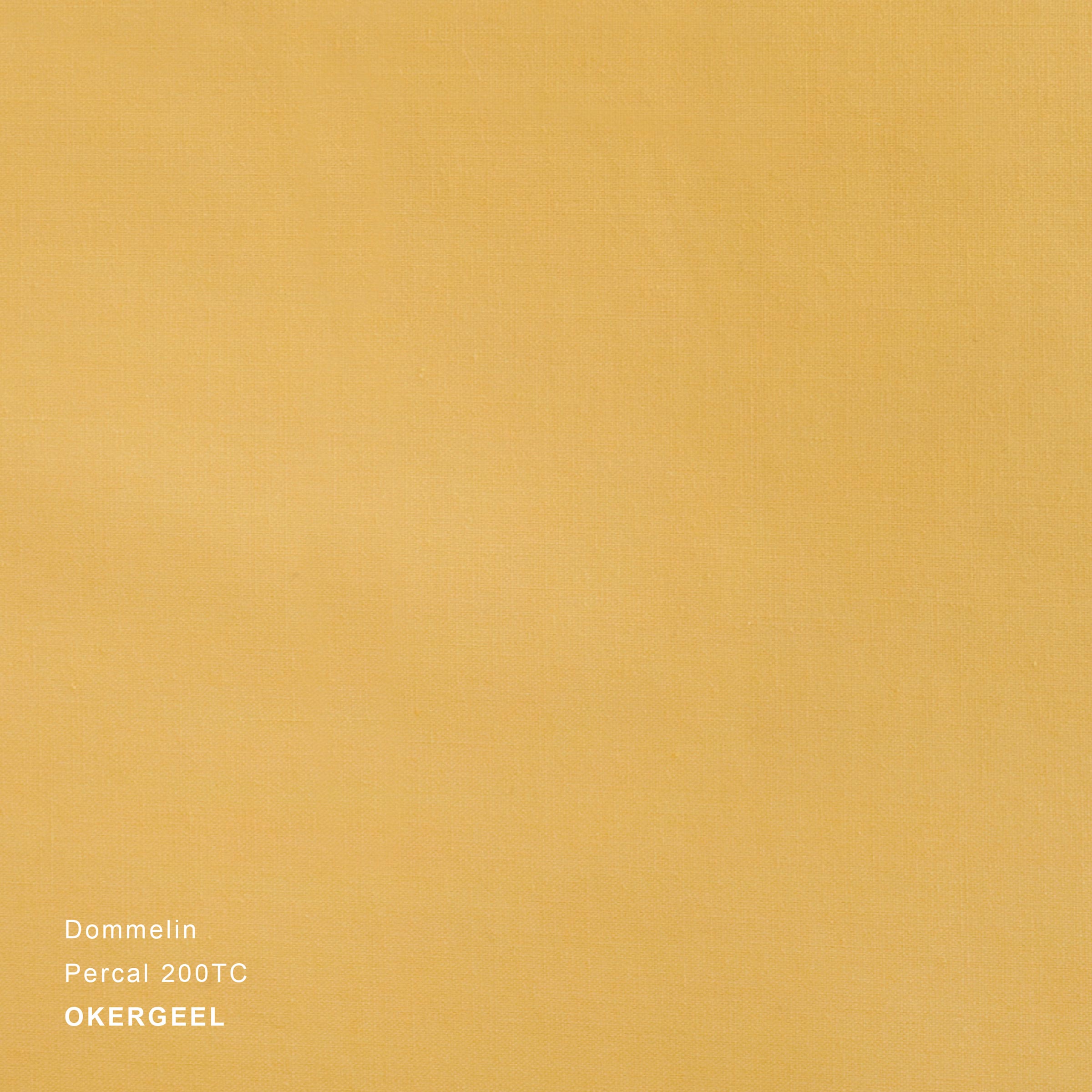 Dommelin Dekbedovertrek Set Percal 200TC Okergeel 