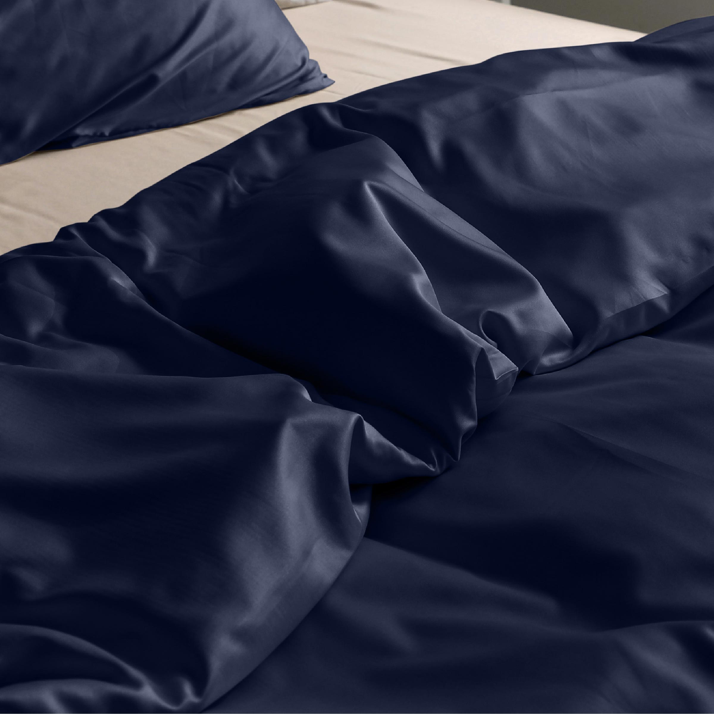 Dommelin Dekbedovertrek Set Satijn 300TC Navy 