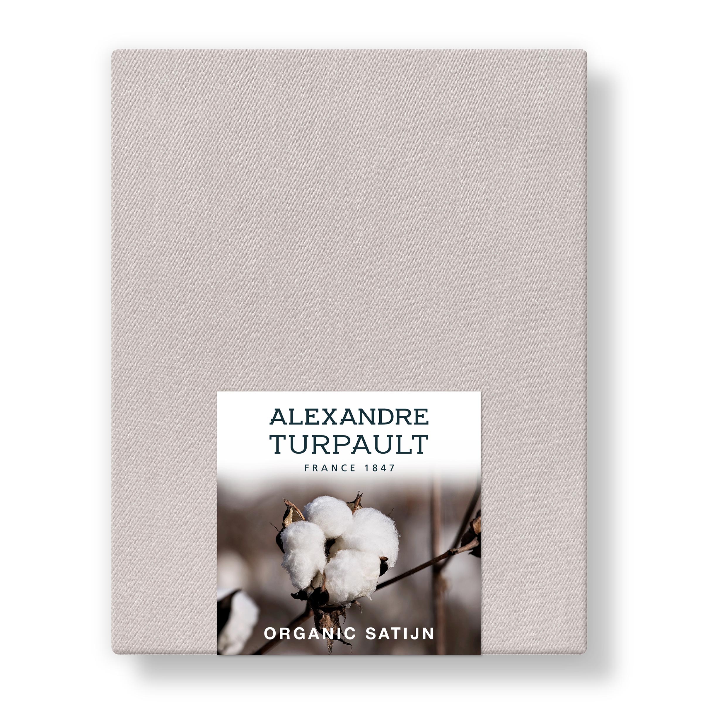 Alexandre Turpault Hoeslaken Teophile Organic Satijn 300TC Moon