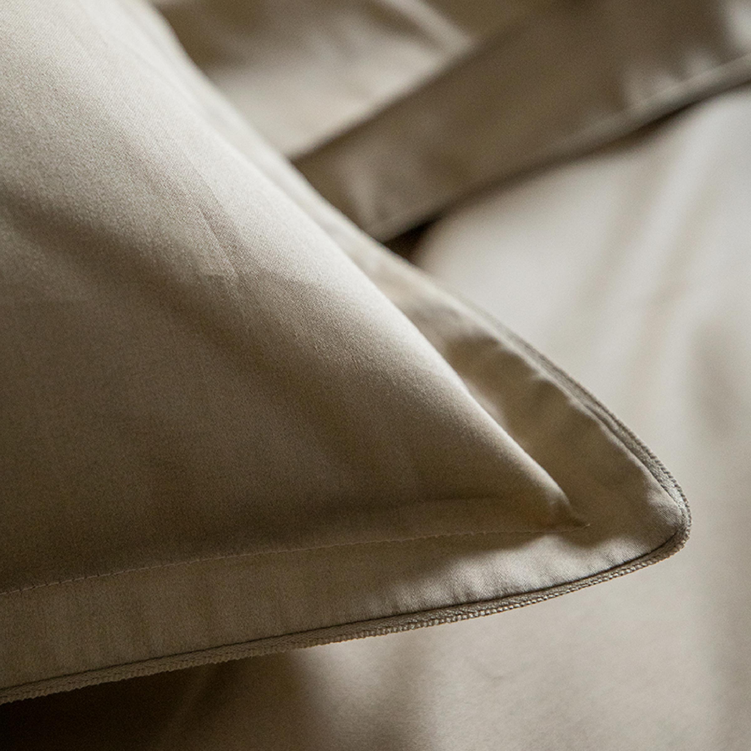 Alexandre Turpault Dekbedovertrek Teophile Organic Satijn 300TC Desert