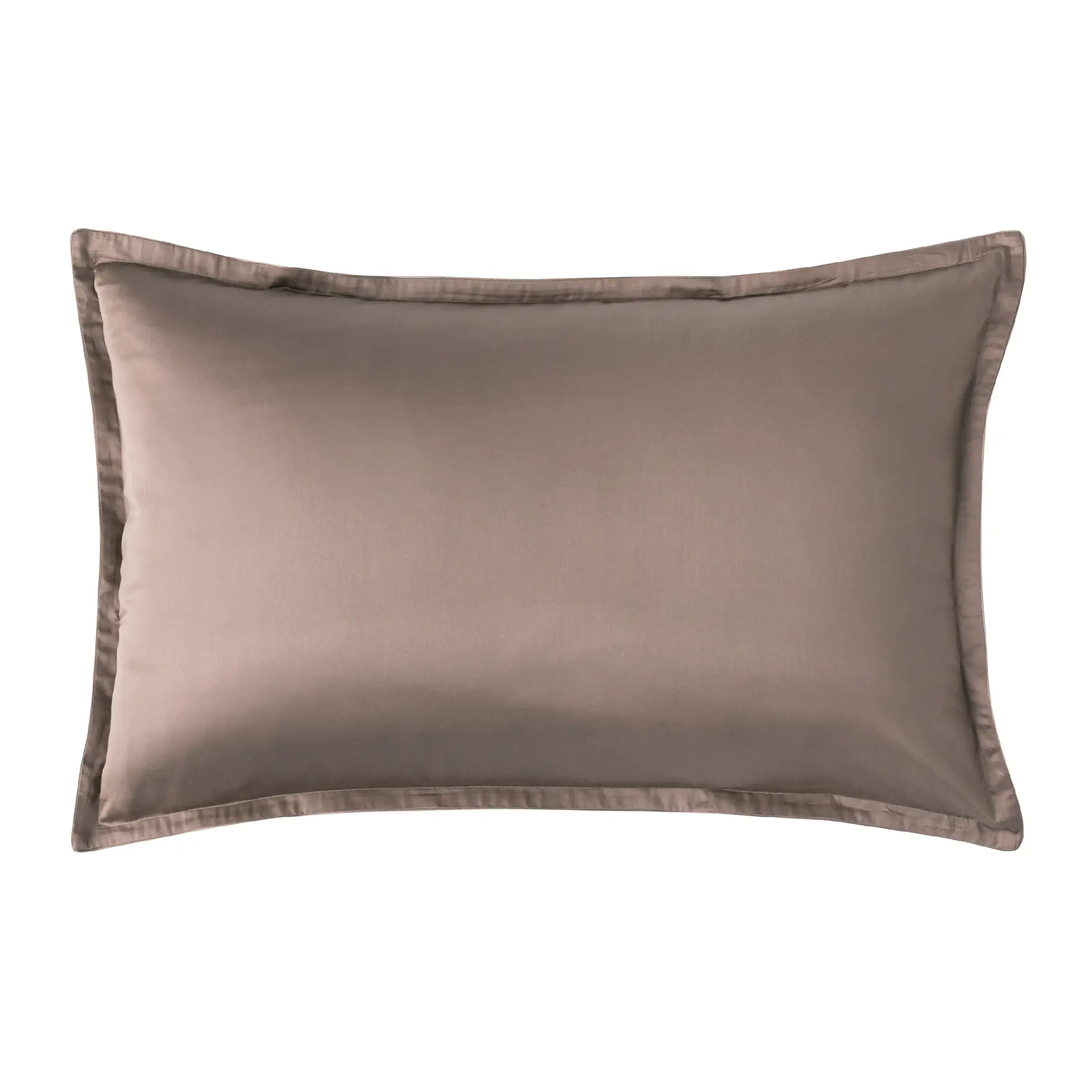 Alexandre Turpault Kussensloop Teophile Organic Satijn 300TC Deer Brown