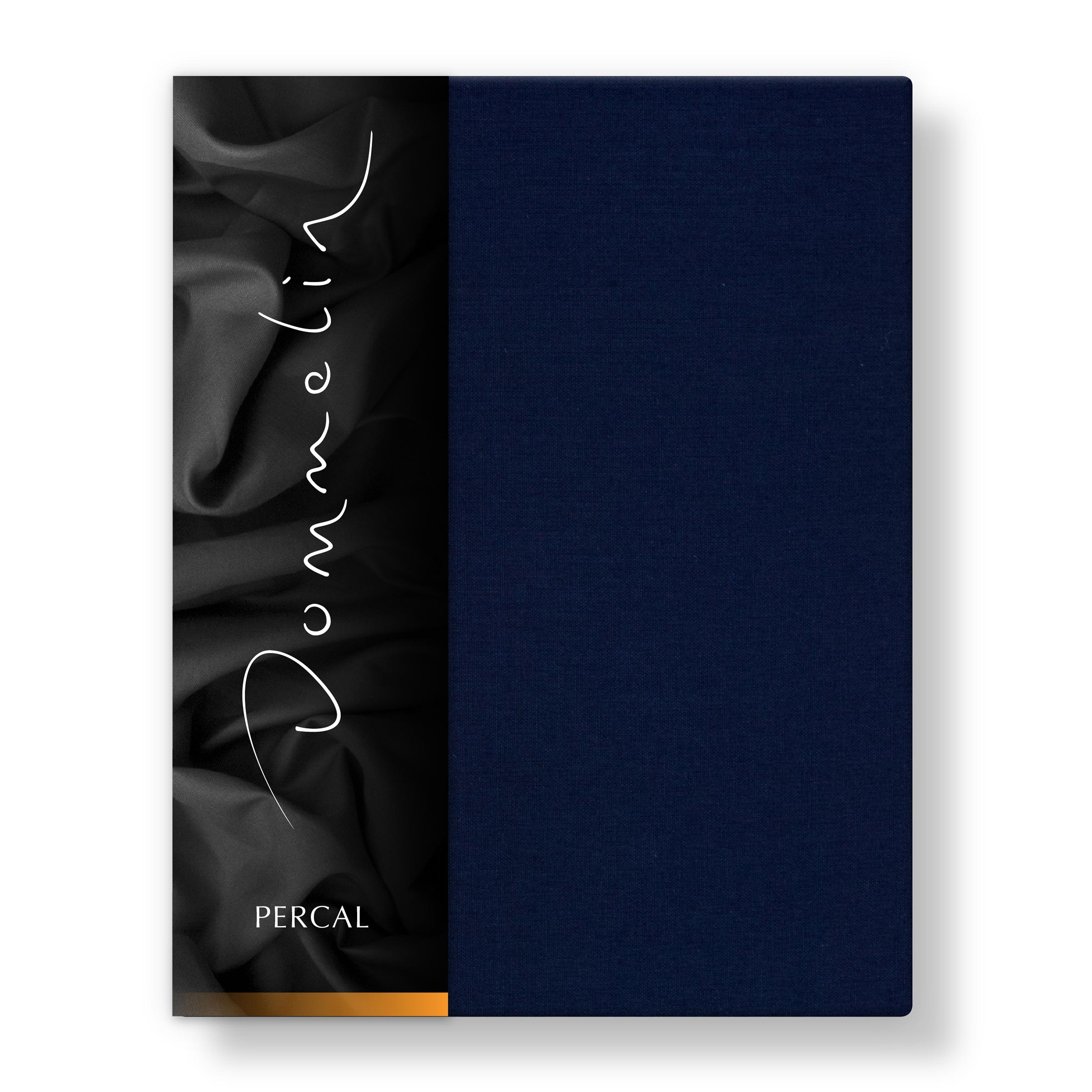 Dommelin Dubbel Split Topper Hoeslaken Percal 200TC Navy