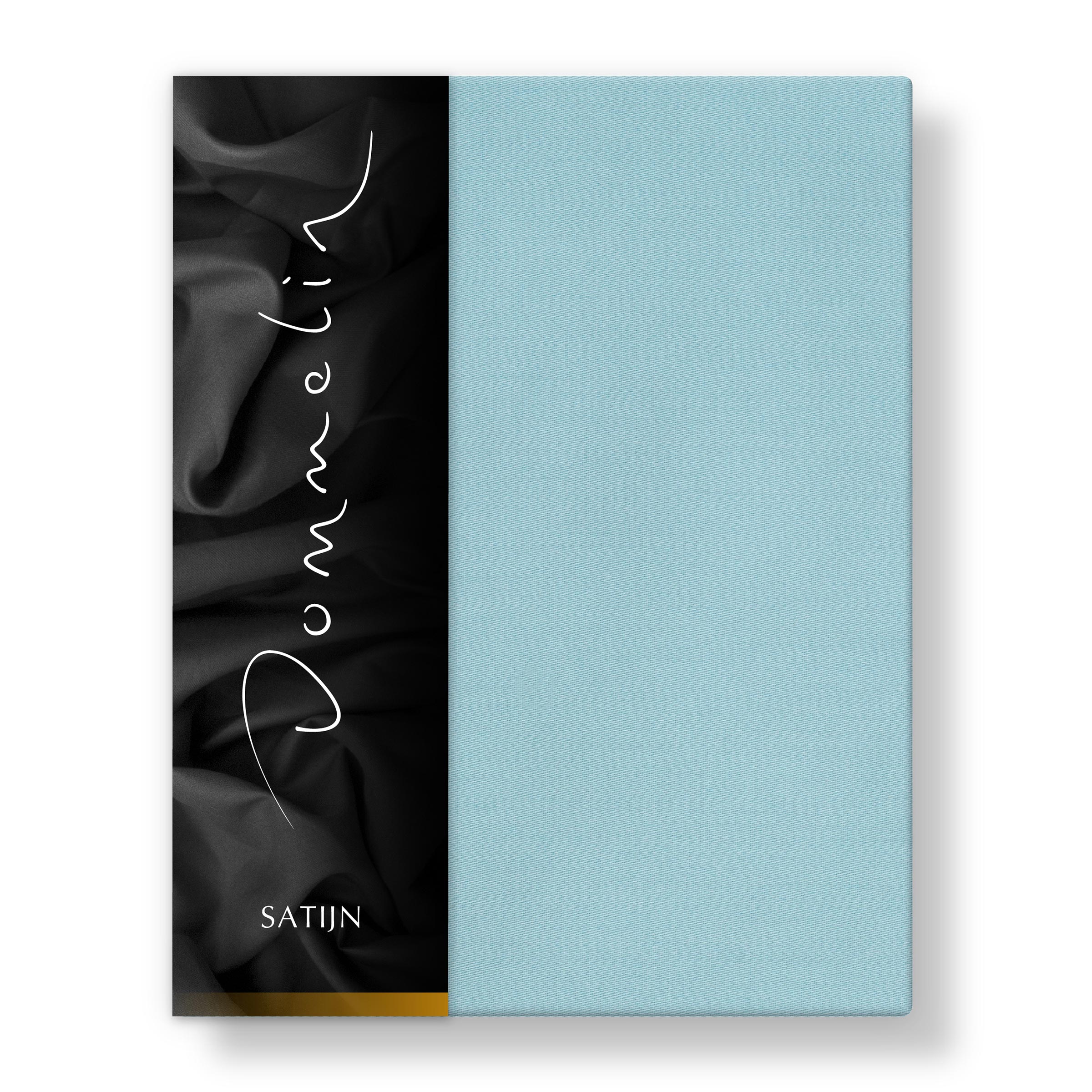 Dommelin Dubbel Split Topper Hoeslaken Satijn 300TC Pastelblauw