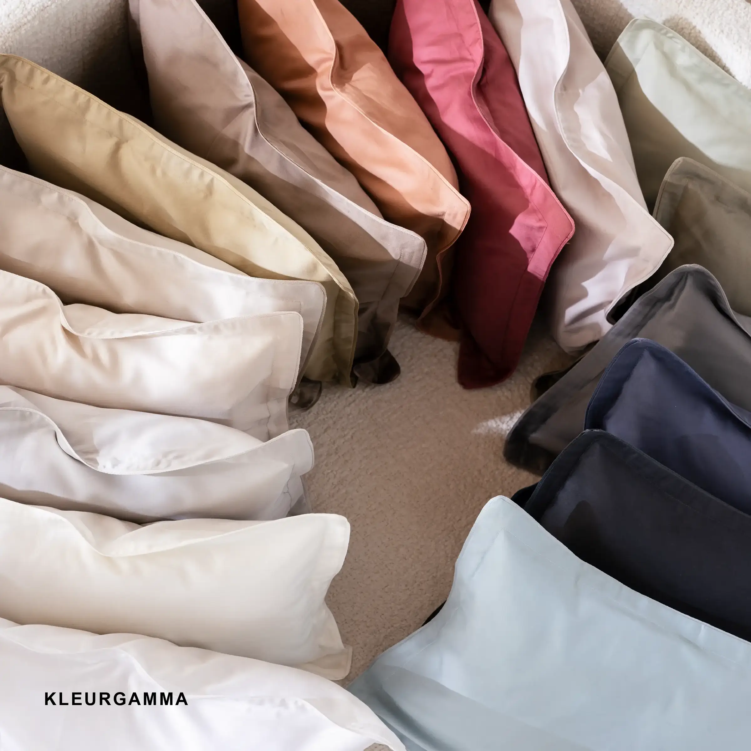 Alexandre Turpault Dekbedovertrek Teophile Organic Satijn 300TC Deer Brown