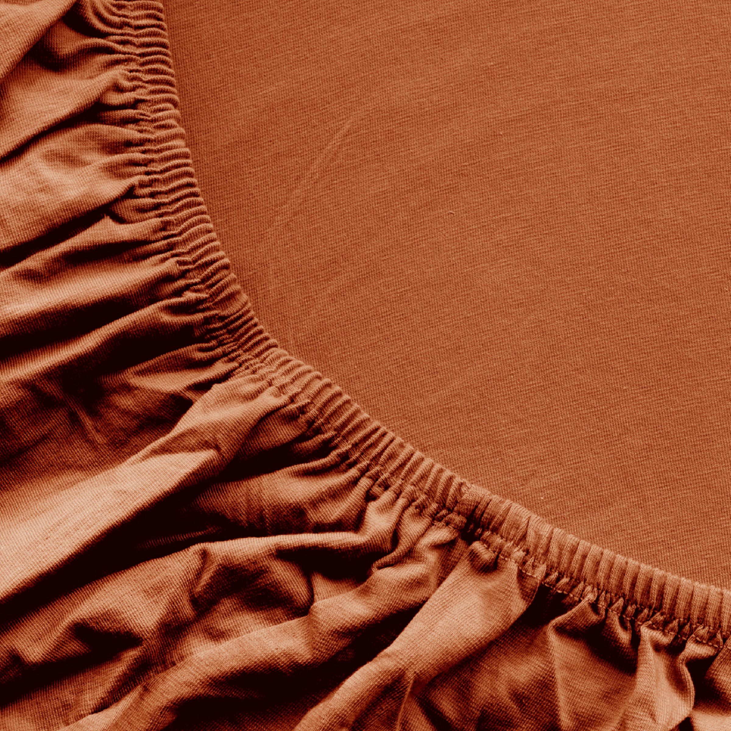 Dommelin Hoeslaken Jersey Deluxe Terracotta