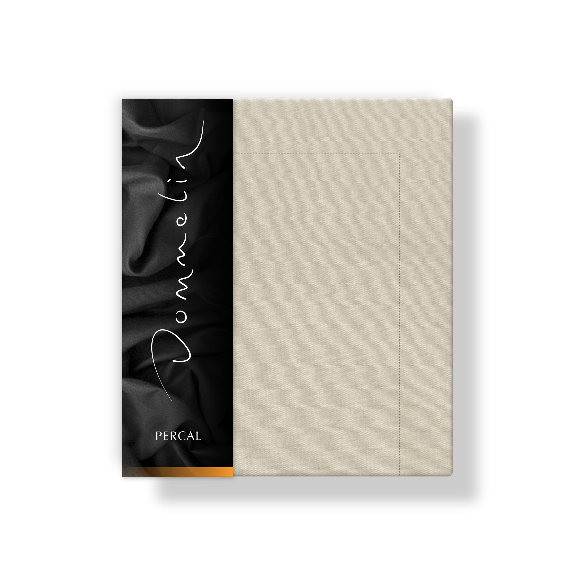Dommelin Kussensloop Volant Percal 200TC Camel 60 x 70 cm