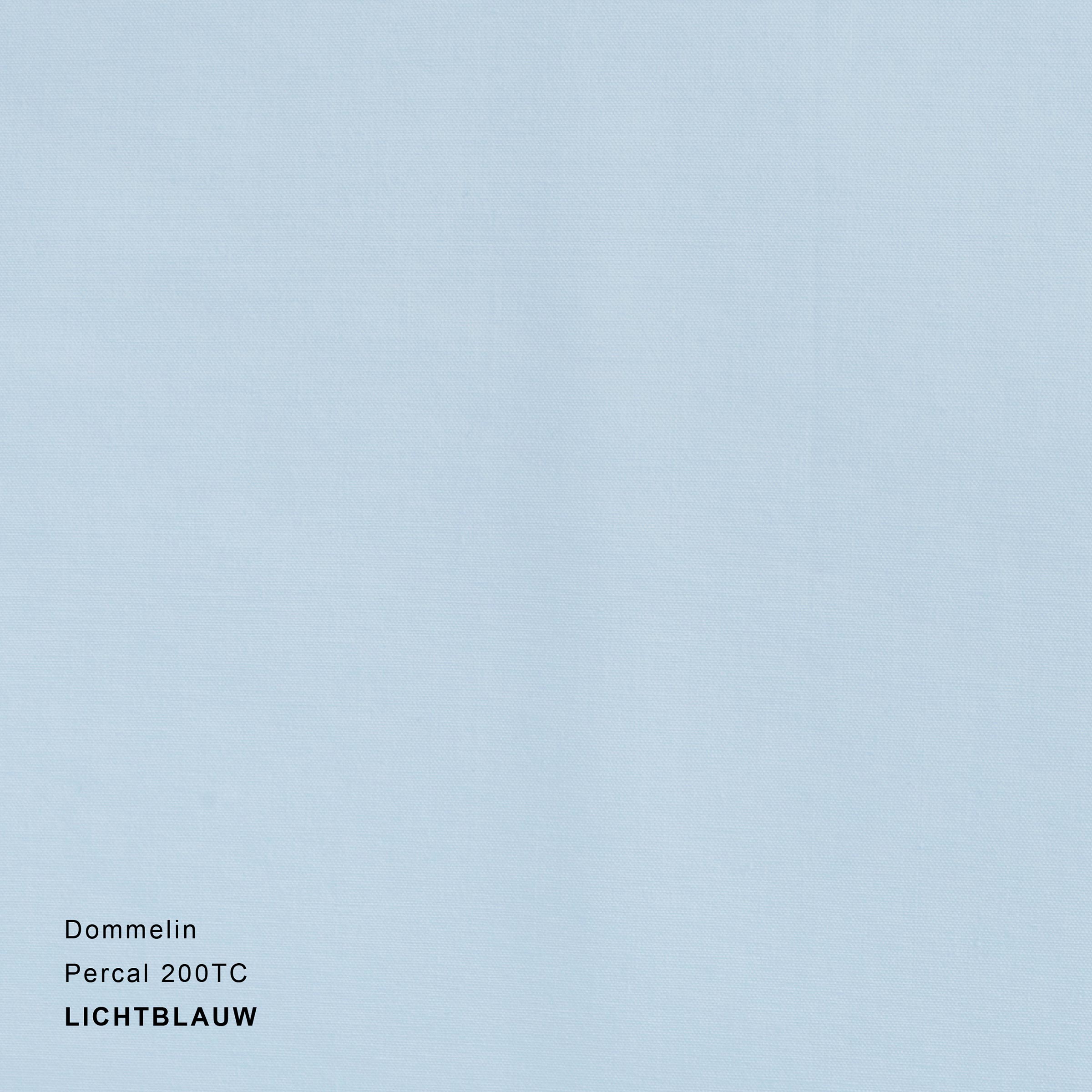 Dommelin Dekbedovertrek Percal 200TC Lichtblauw