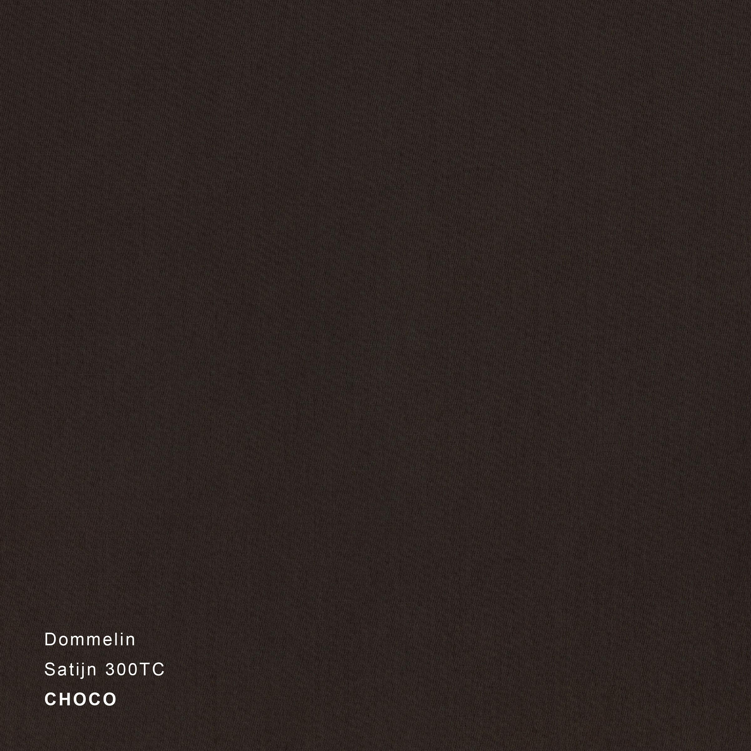 Dommelin Dekbedovertrek Set Satijn 300TC Choco