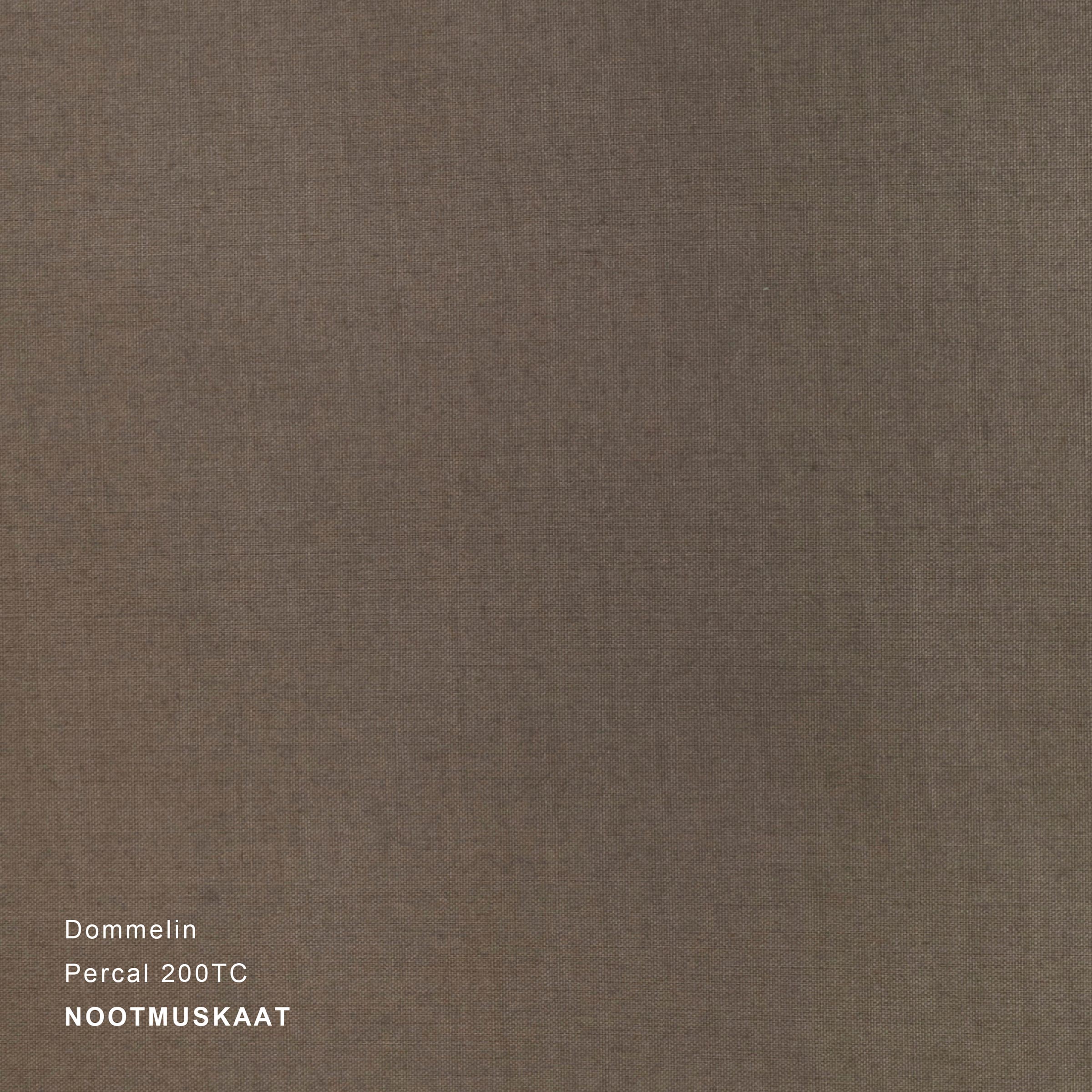 Dommelin Dekbedovertrek Set Percal 200TC Nootmuskaat 