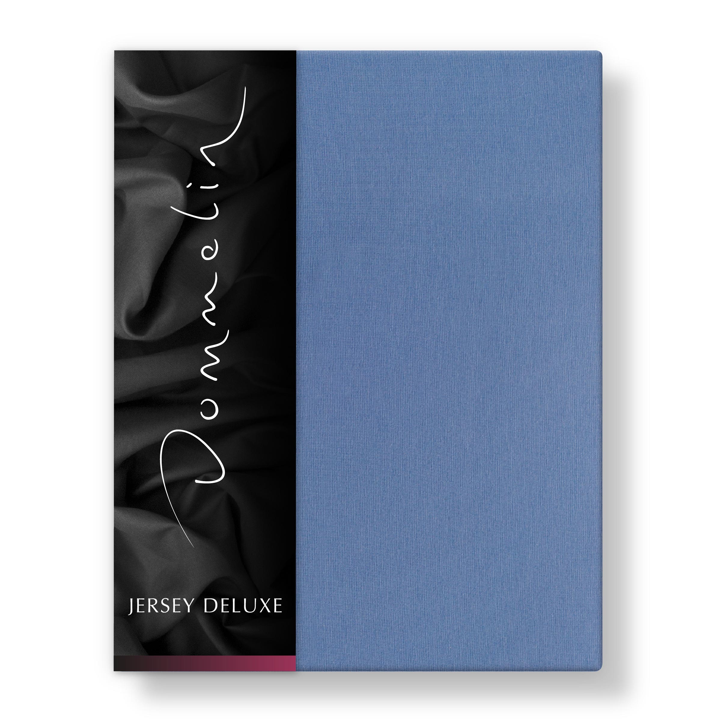 Dommelin Hoeslaken Jersey Deluxe Middenblauw