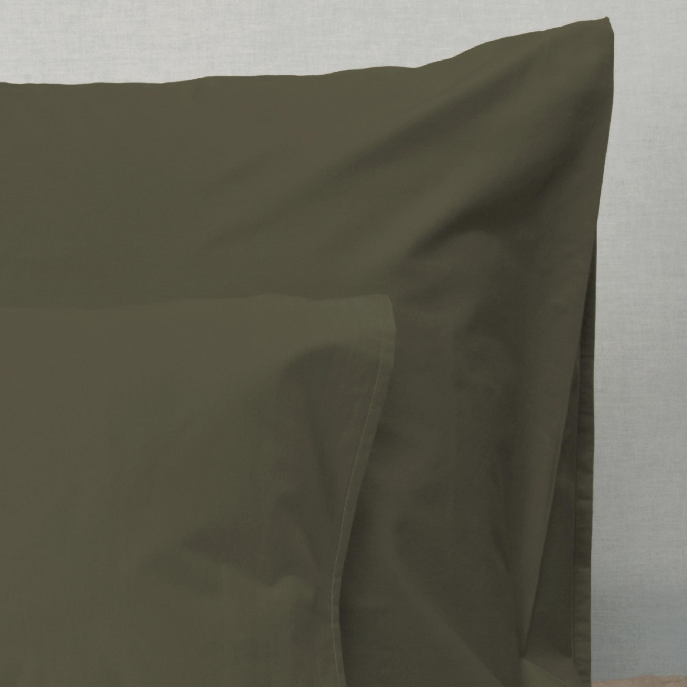 Dommelin Kussensloop Percal 200TC Olijf