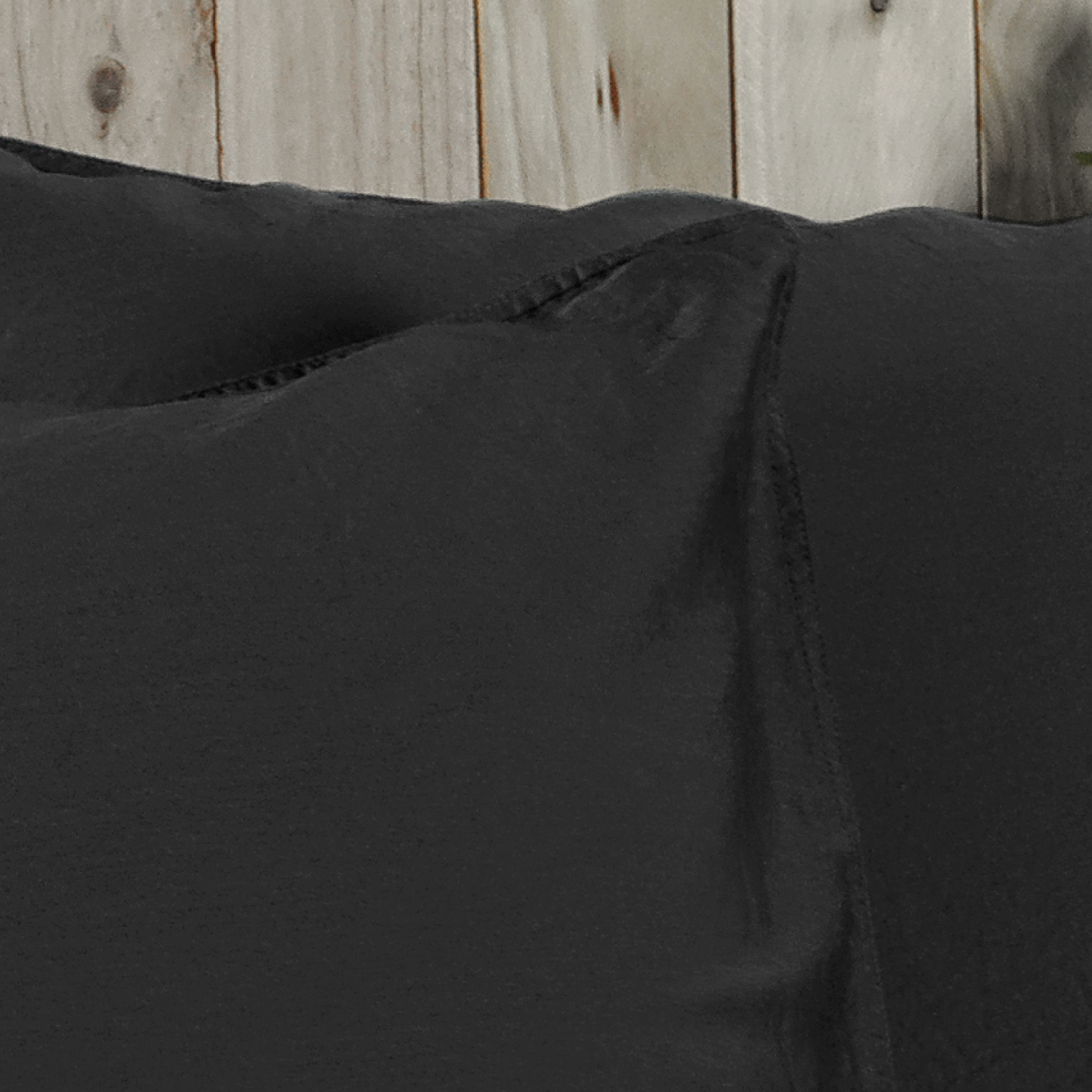 Dommelin Kussensloop Lavado Stonewashed Satijn 300TC Steenkool 60 x 70 cm