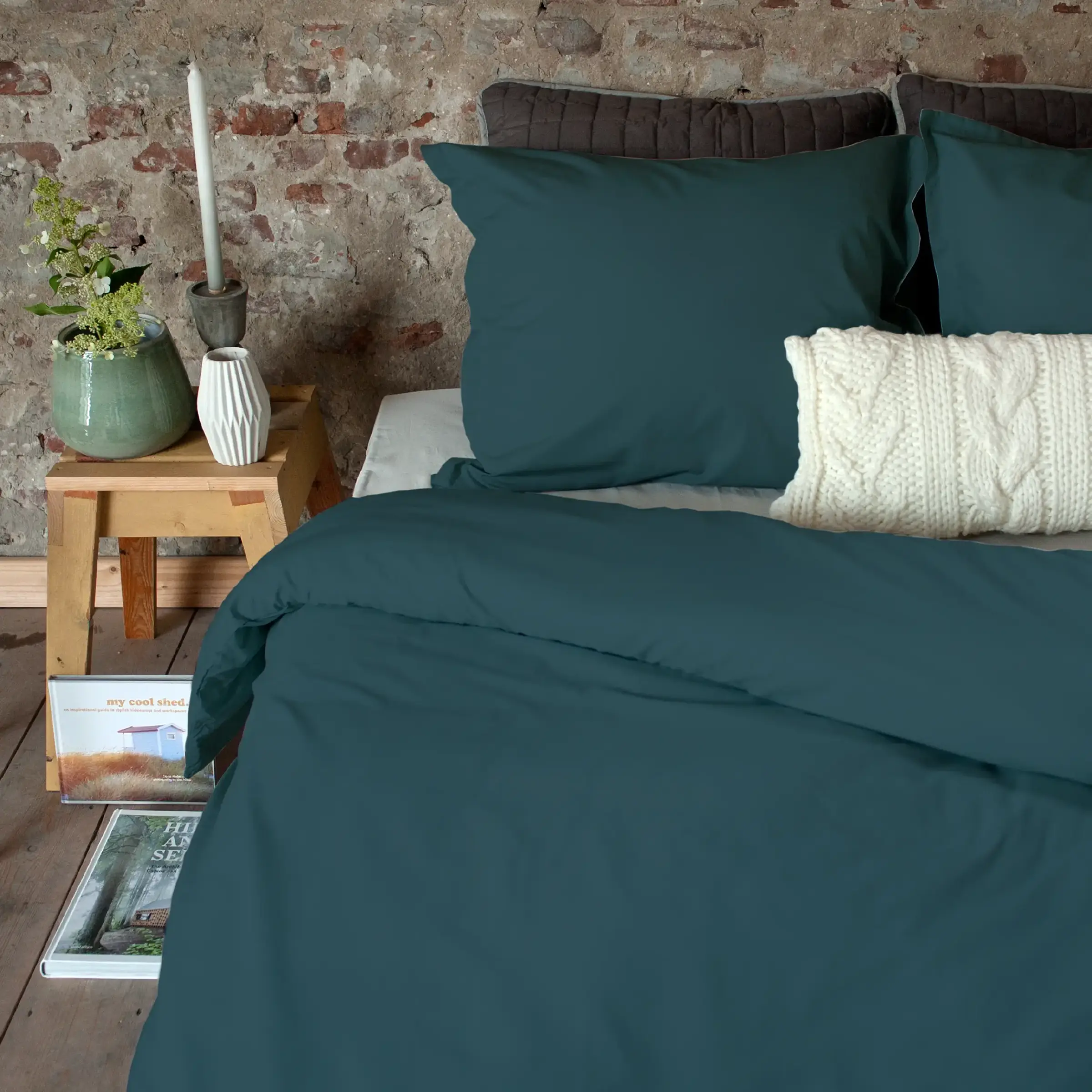 Dommelin Kussensloop Percal 400TC Azuur