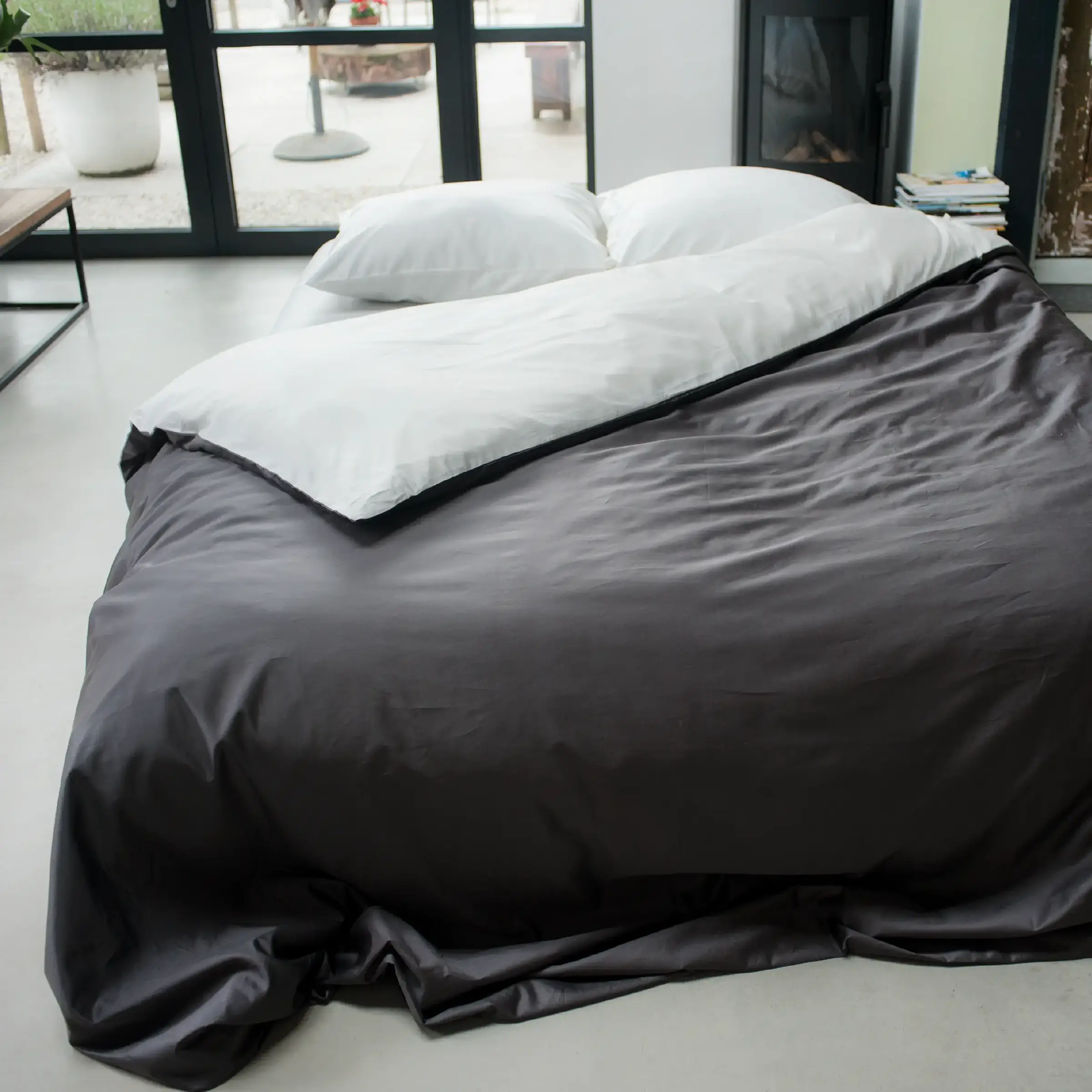 Dommelin Kussensloop Volant Satijn 600TC Cognac 60 x 70 cm