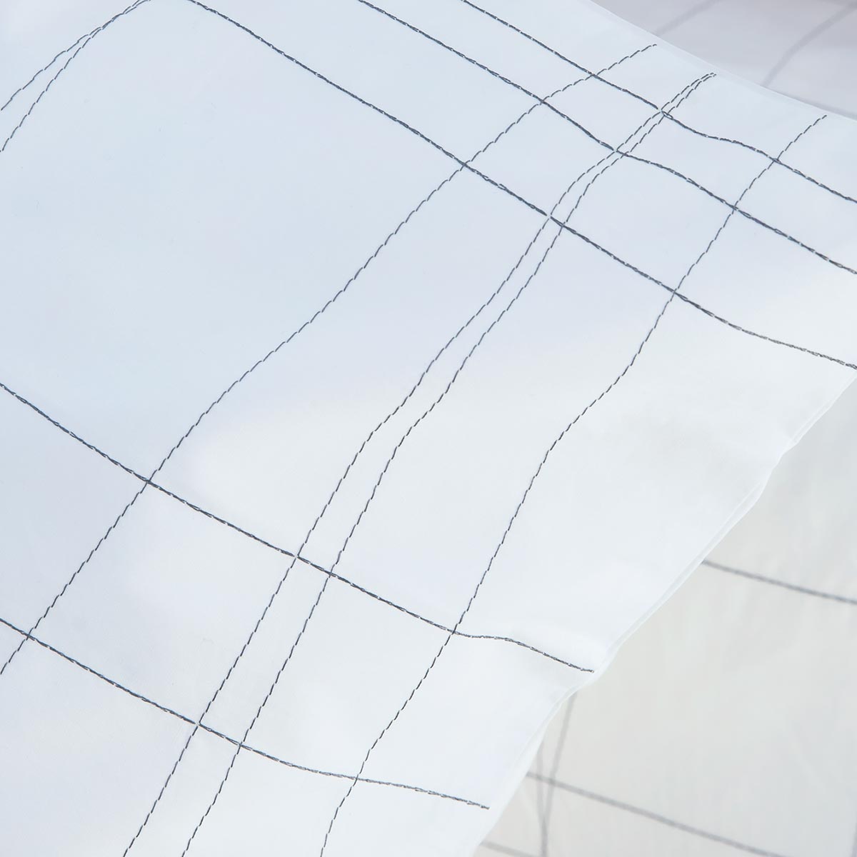 Mrs.Me Dekbedovertrekset Twine Percal 300TC Wit