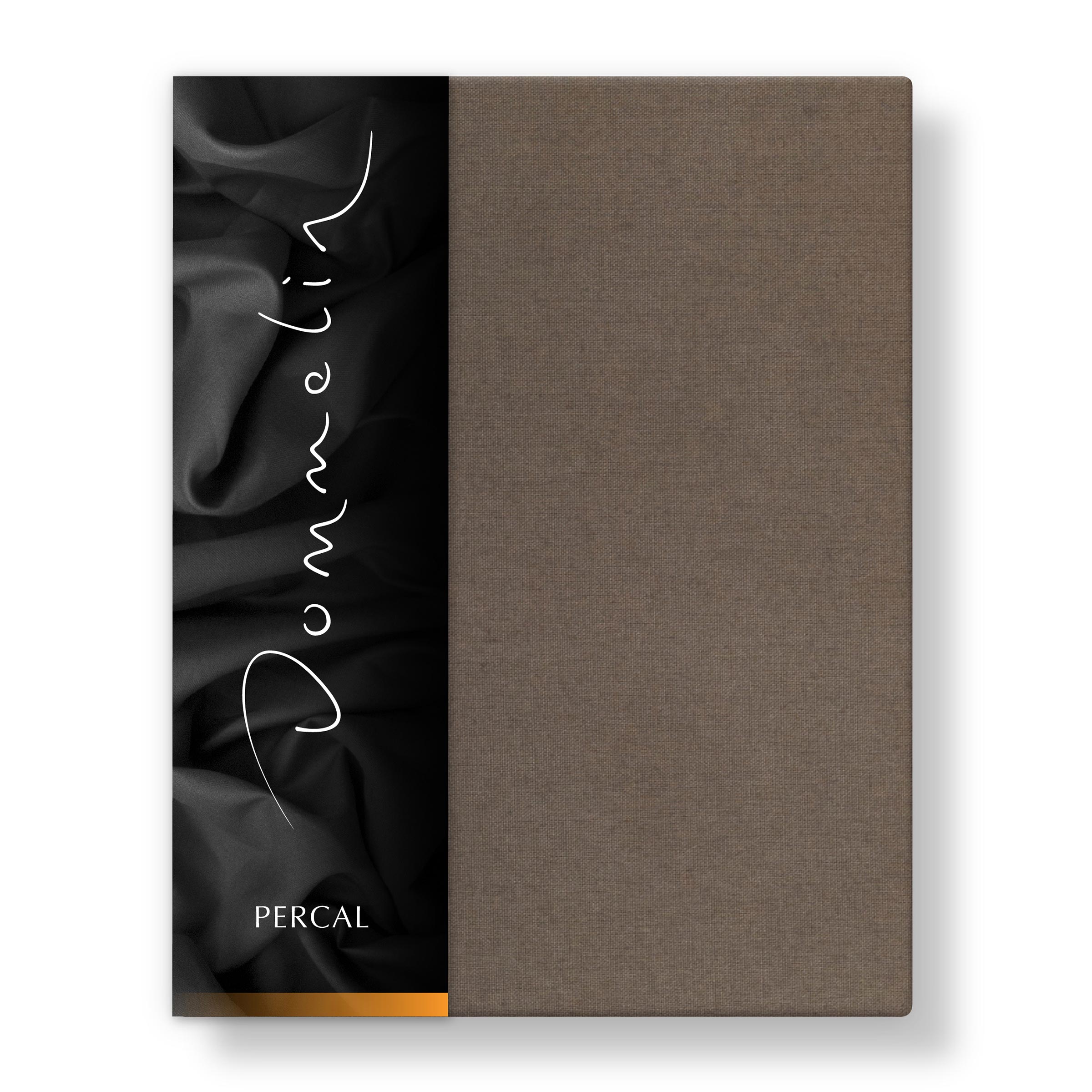 Dommelin Topper Hoeslaken Percal 200TC Nootmuskaat