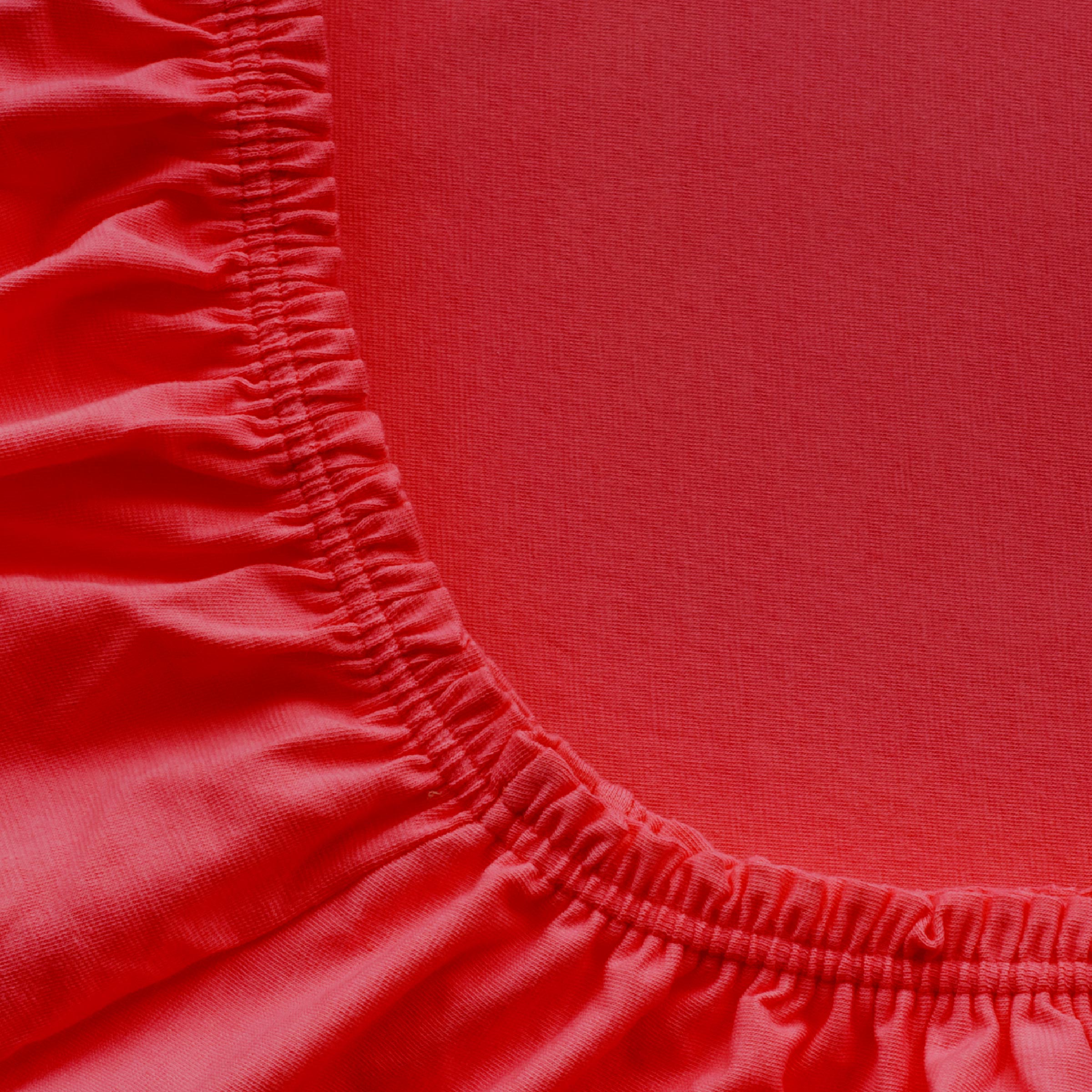 Dommelin Hoeslaken Jersey Finest Rood