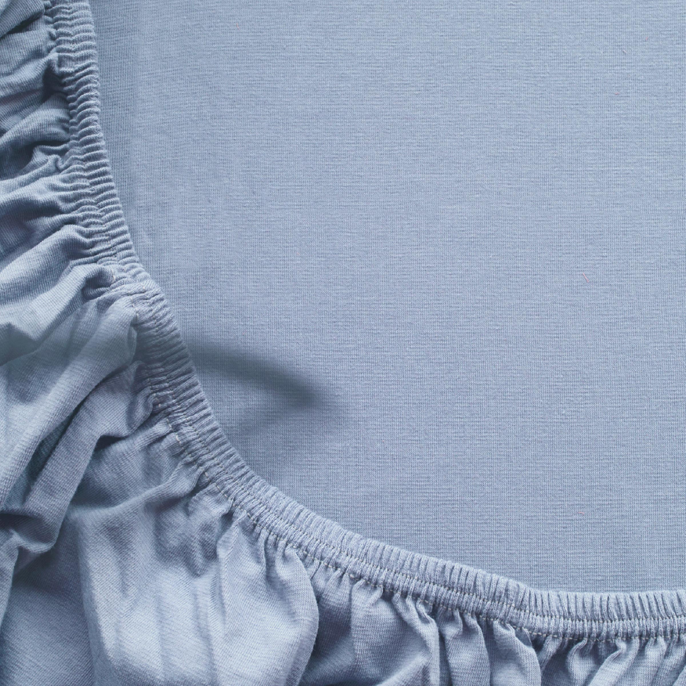 Dommelin Split Hoeslaken Jersey Deluxe Lichtblauw  