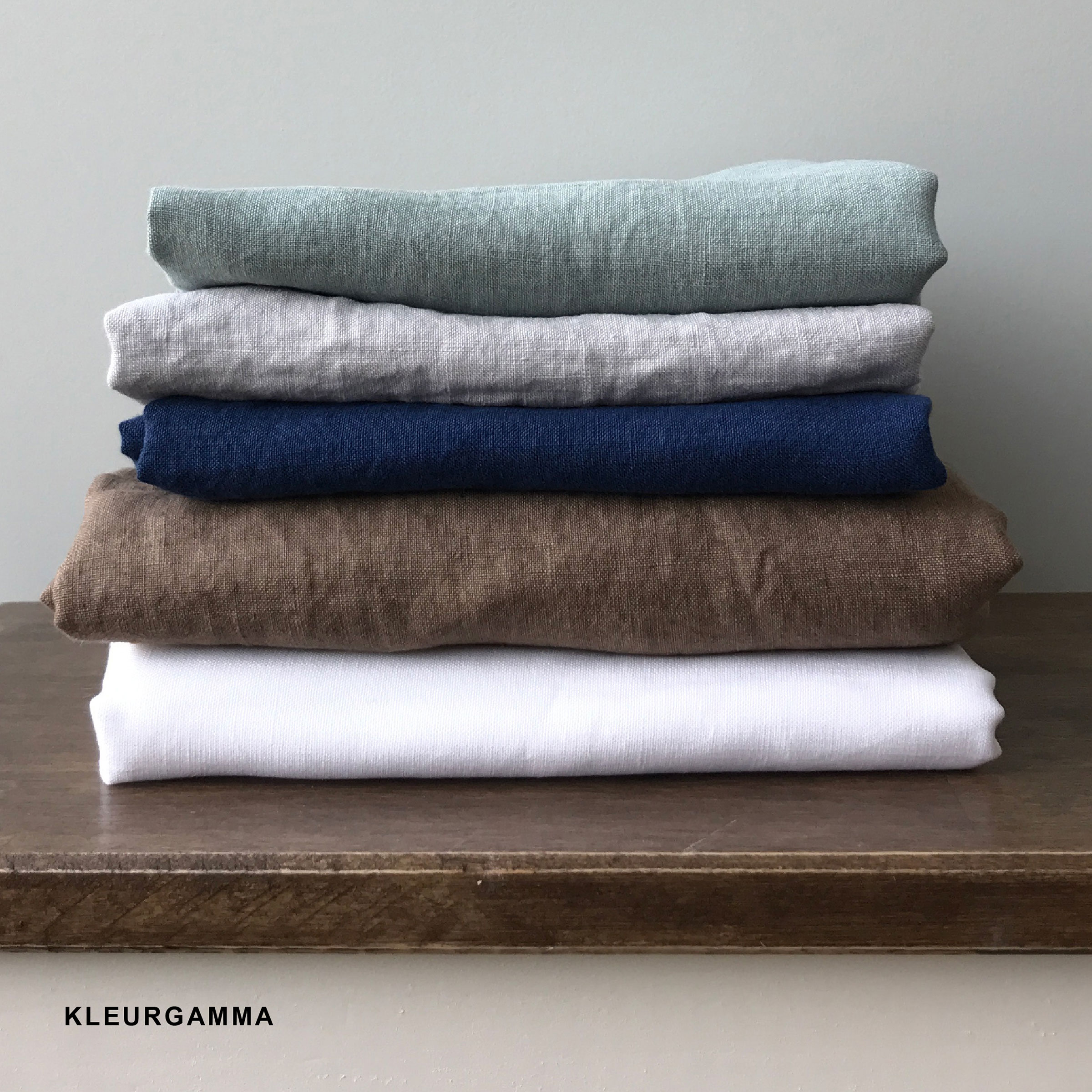 Dommelin Dekbedovertrekset Tough Stonewashed Linnen Mistgroen