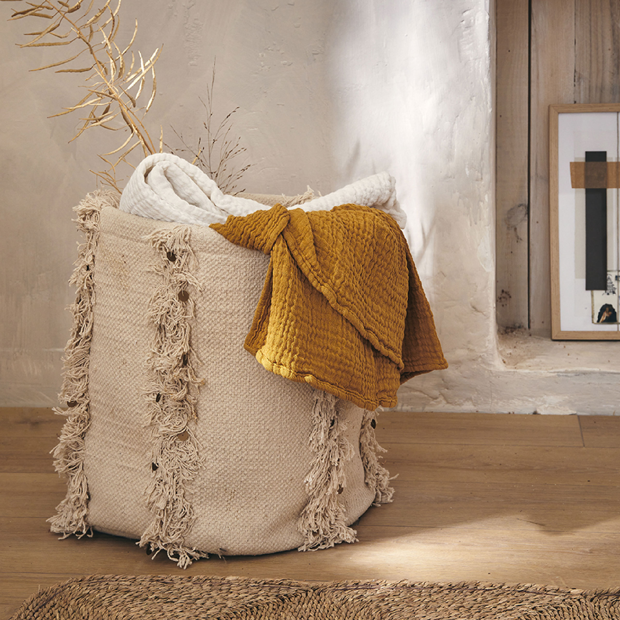 Essix Plaid Jazzy Stonewashed Katoengaas Toscane 130 x 170 cm