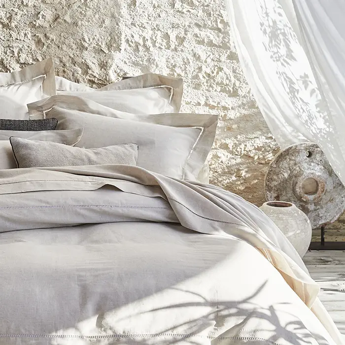 Alexandre Turpault Dekbedovertrek Venise Naturel