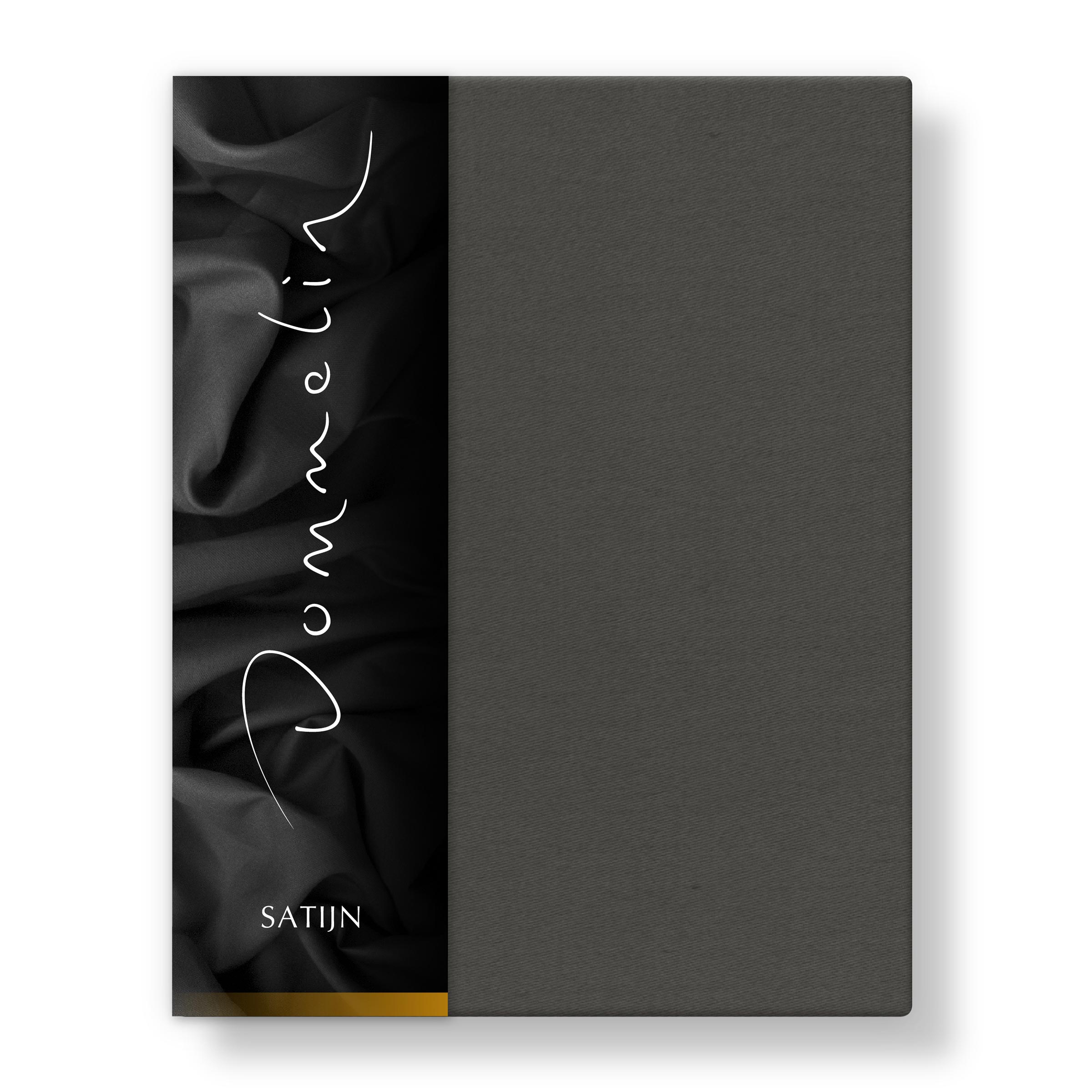 Dommelin Split Hoeslaken Hoge Hoek Satijn 300TC Leisteengrijs