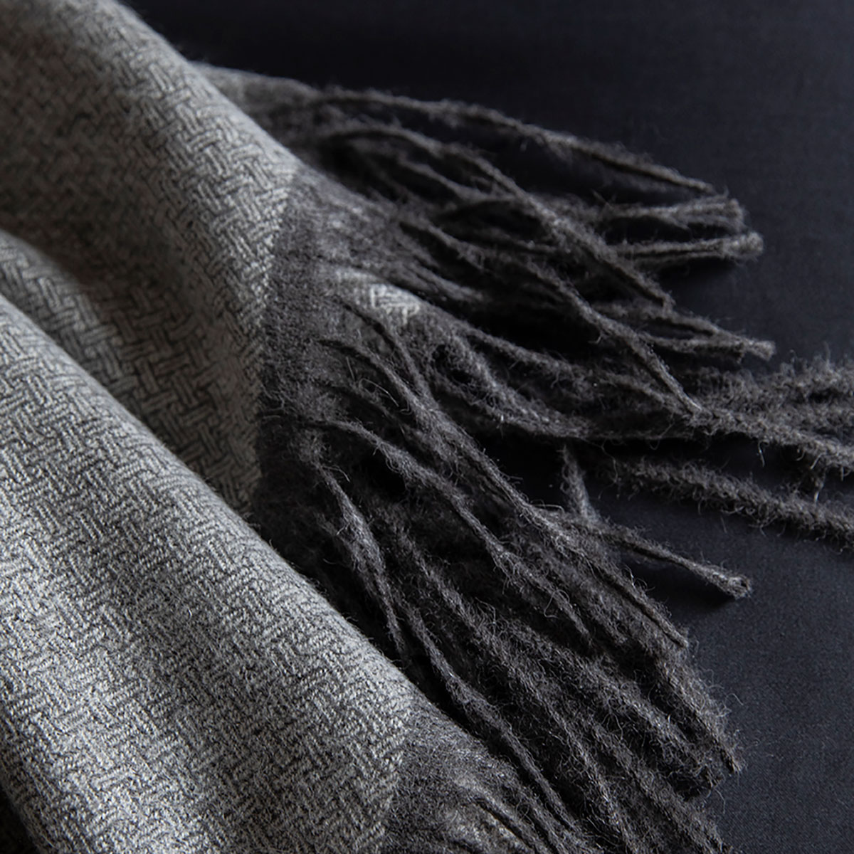 Alexandre Turpault Plaid Nomade Baby Alpaca Gris 130 x 180 cm