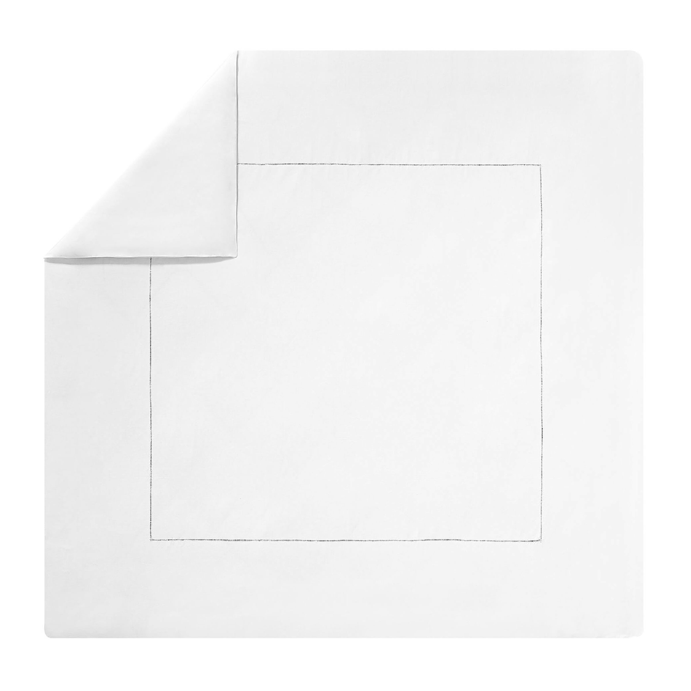 Alexandre Turpault Dekbedovertrek Set Venise Halflinnen Wit